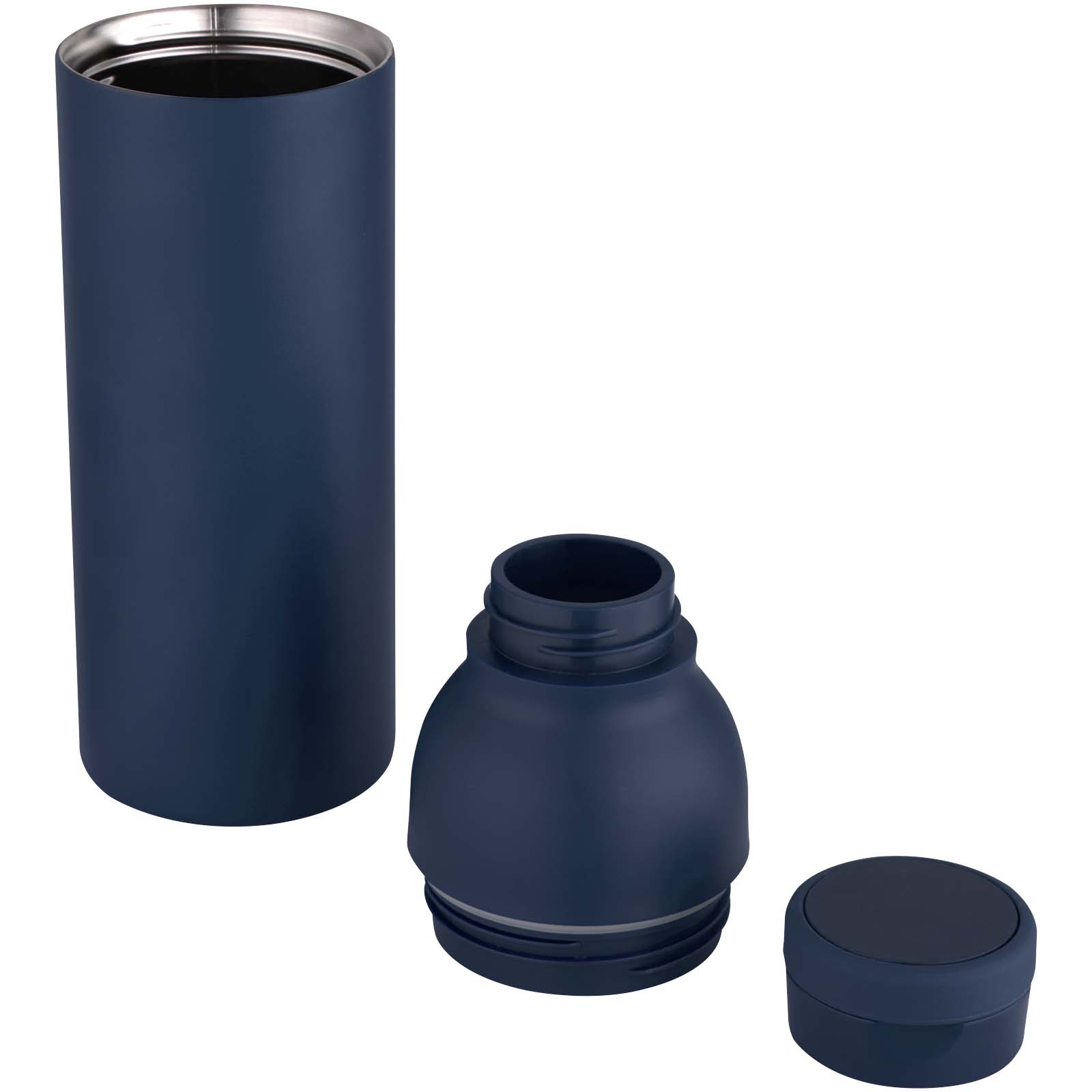 Bouteille avec isolation sous vide Illuminate double paroi de 650 ml en acier inoxydable recyclé certifié RCS