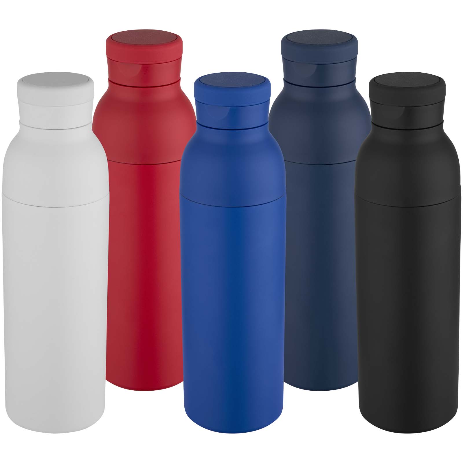 Bouteille avec isolation sous vide Illuminate double paroi de 650 ml en acier inoxydable recyclé certifié RCS