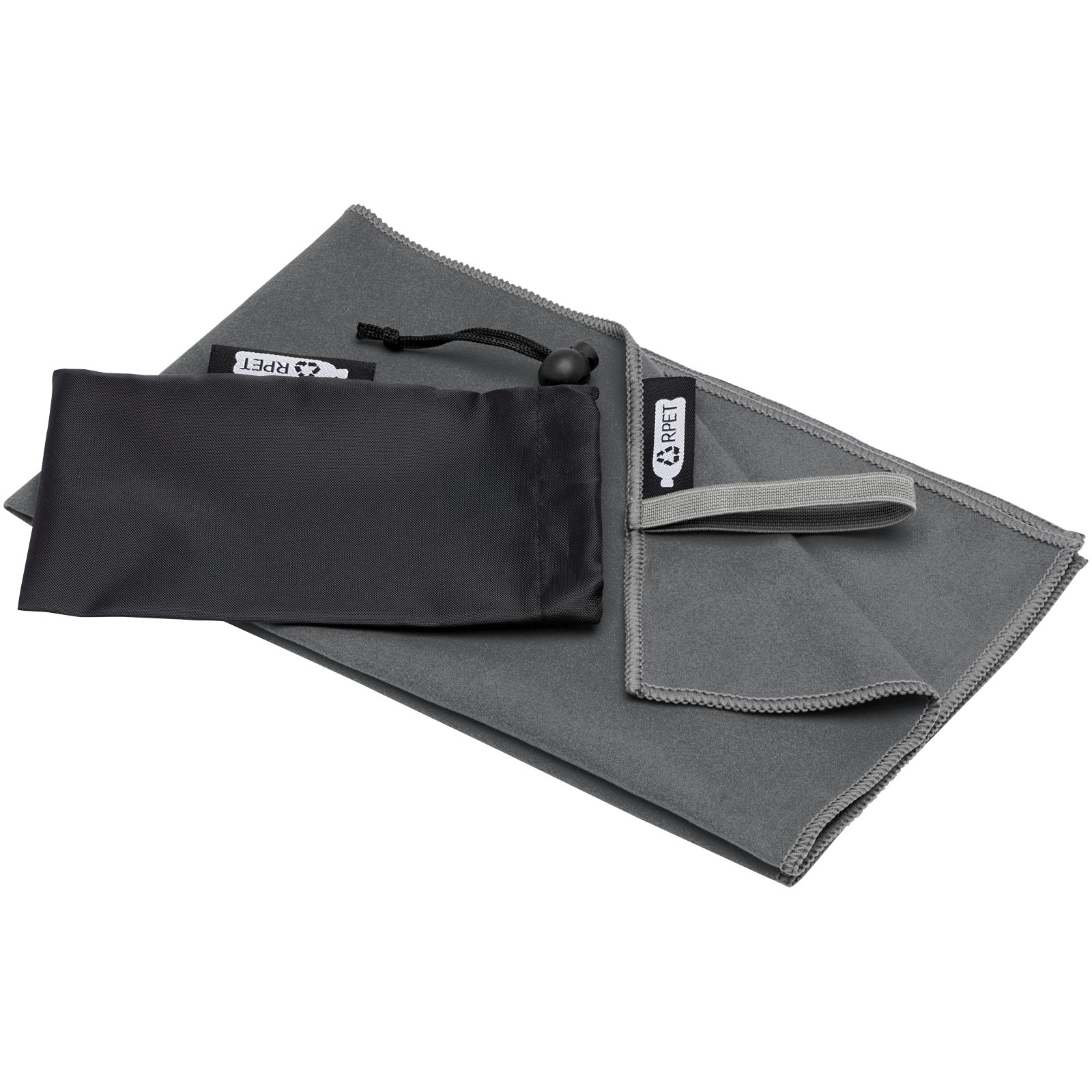 Serviette Pieter certifiée GRS ultra-légère et à séchage rapide 30 x 50 cm