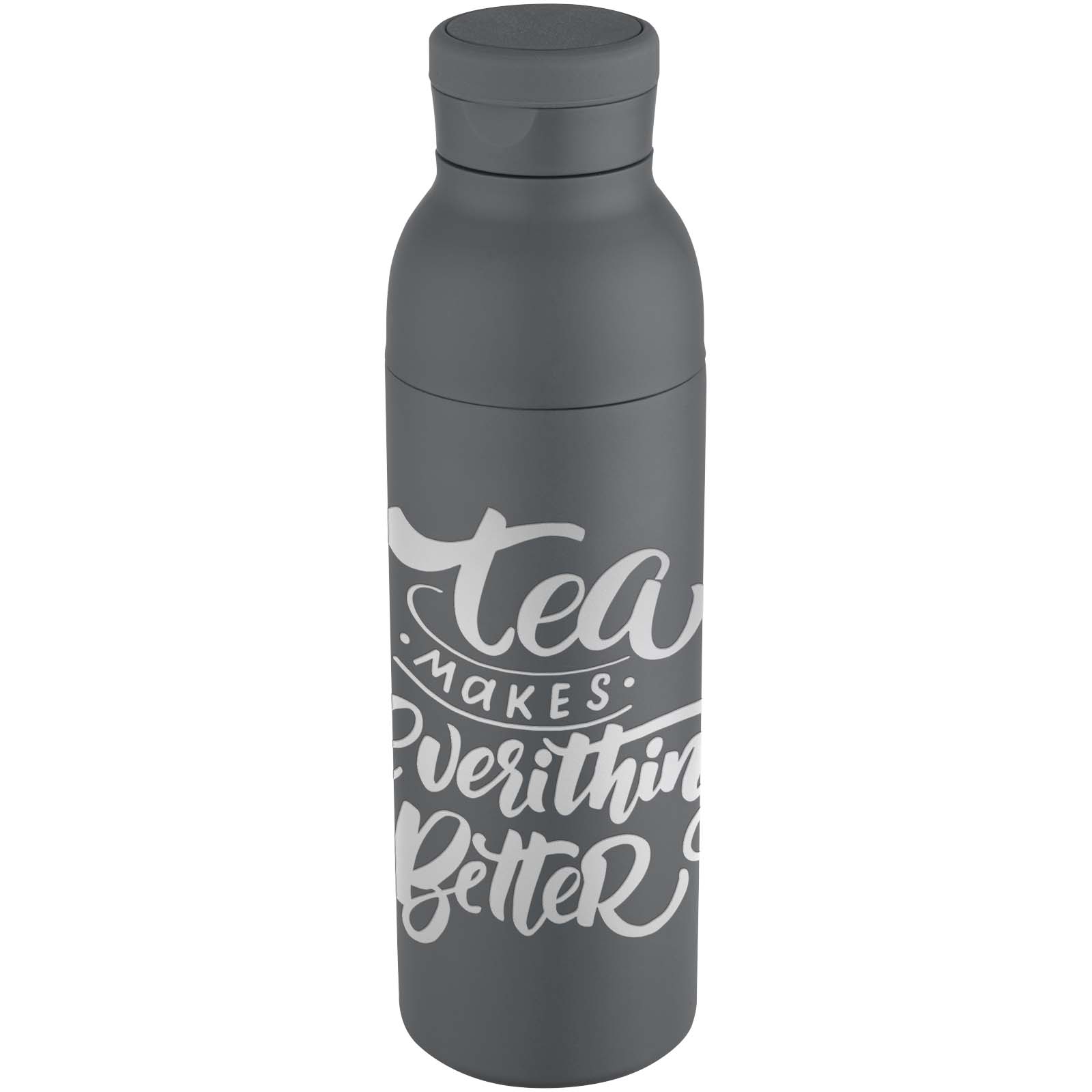 Bouteille avec isolation sous vide Illuminate double paroi de 650 ml en acier inoxydable recyclé certifié RCS
