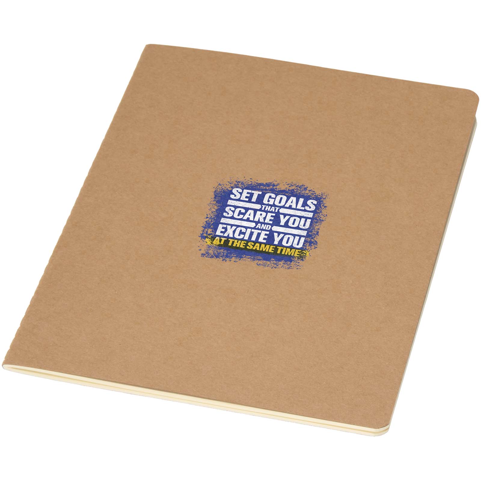 Carnet A5 en kraft avec pages lignées Slyk