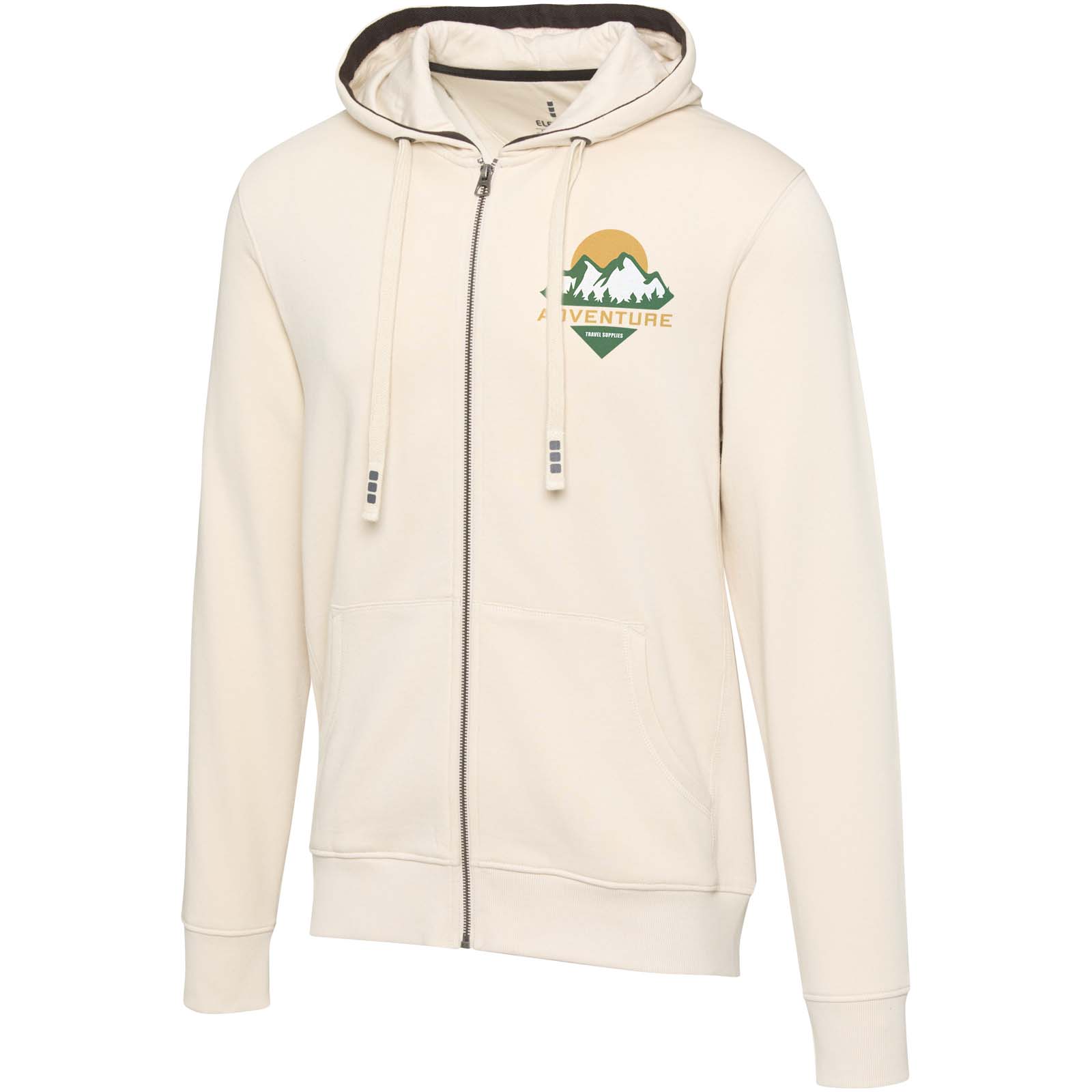 Elevate Sweat shirt à capuche full zip unisex de 300 g/m² Arora