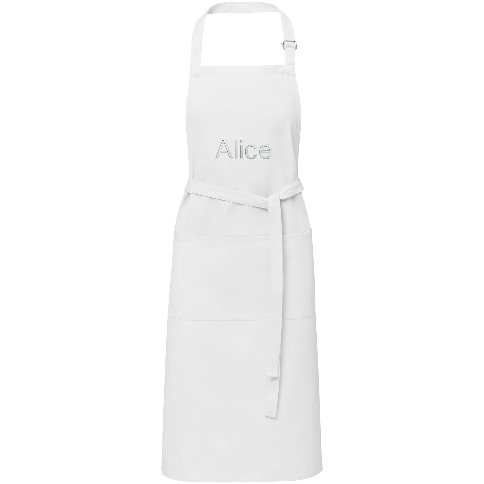 Tablier ajustable Andrea de 240 g/m² avec bretelle réglable au cou