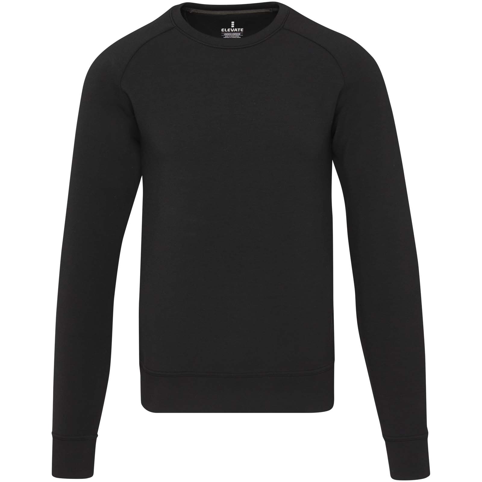 Elevate Pull à col ras-du-cou de 350 g/m² Yukon unisexe en tissu interlock pour le sport