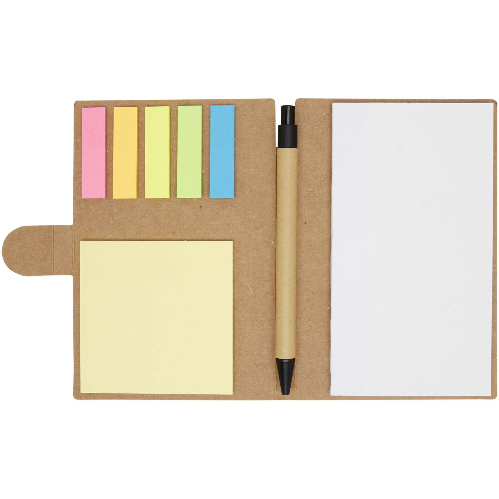Livret à notes autocollantes Swift avec stylo bille (encre noire)
