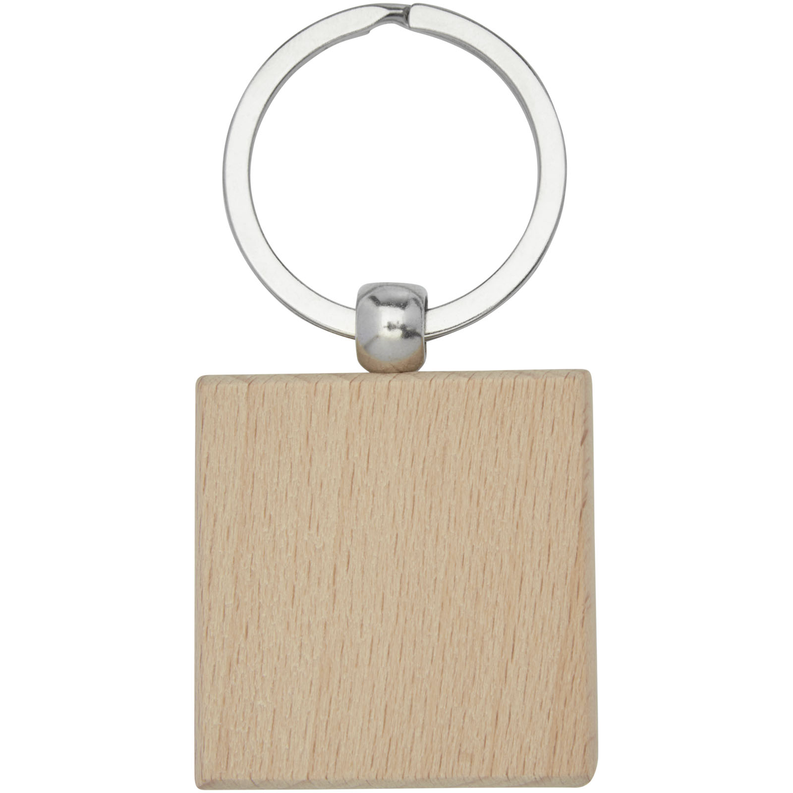 Porte-clés carré Gioia en bois de hêtre