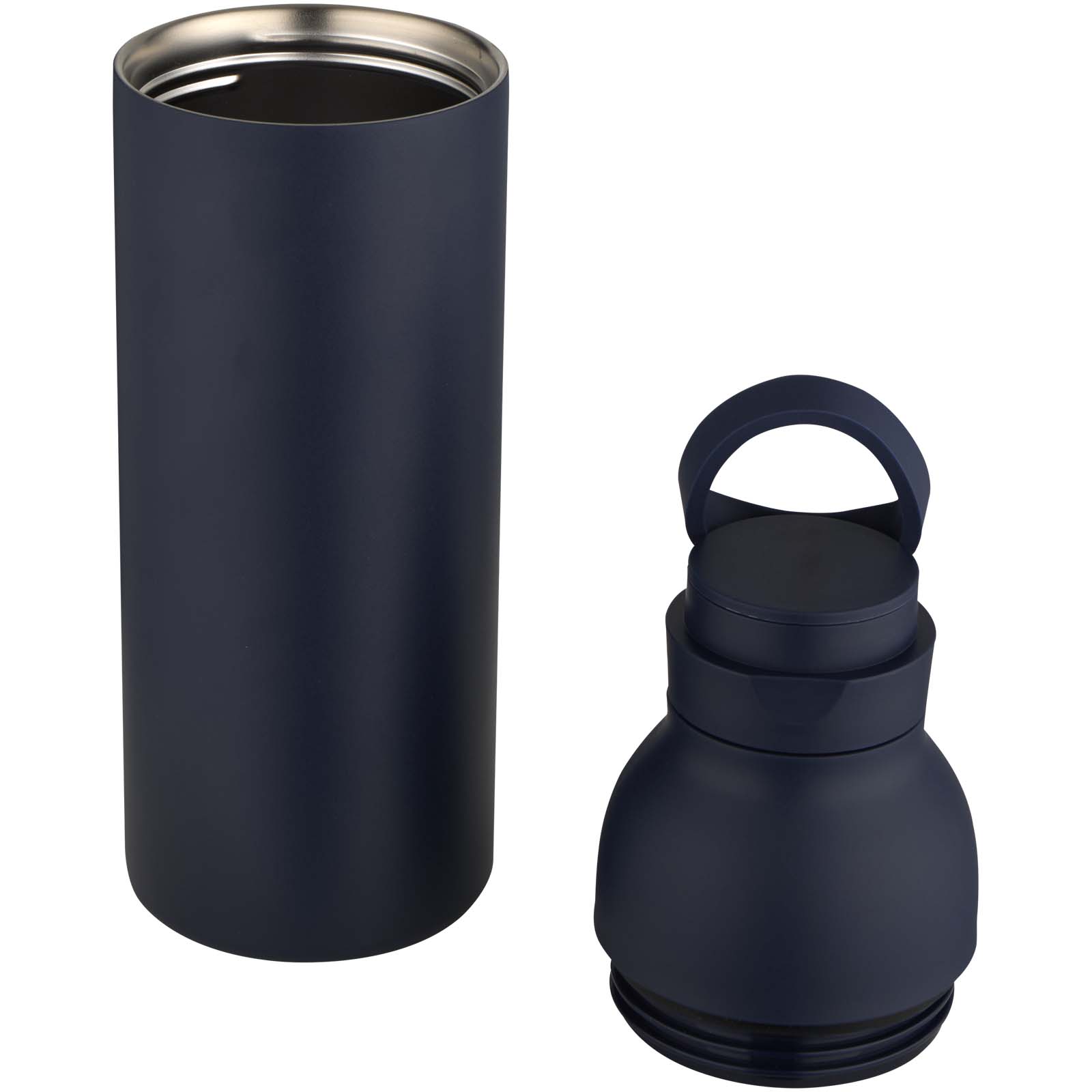 Bouteille d’eau Illuminate de 650 ml en acier inoxydable recyclé à double paroi RCS avec couvercle 3 pièces