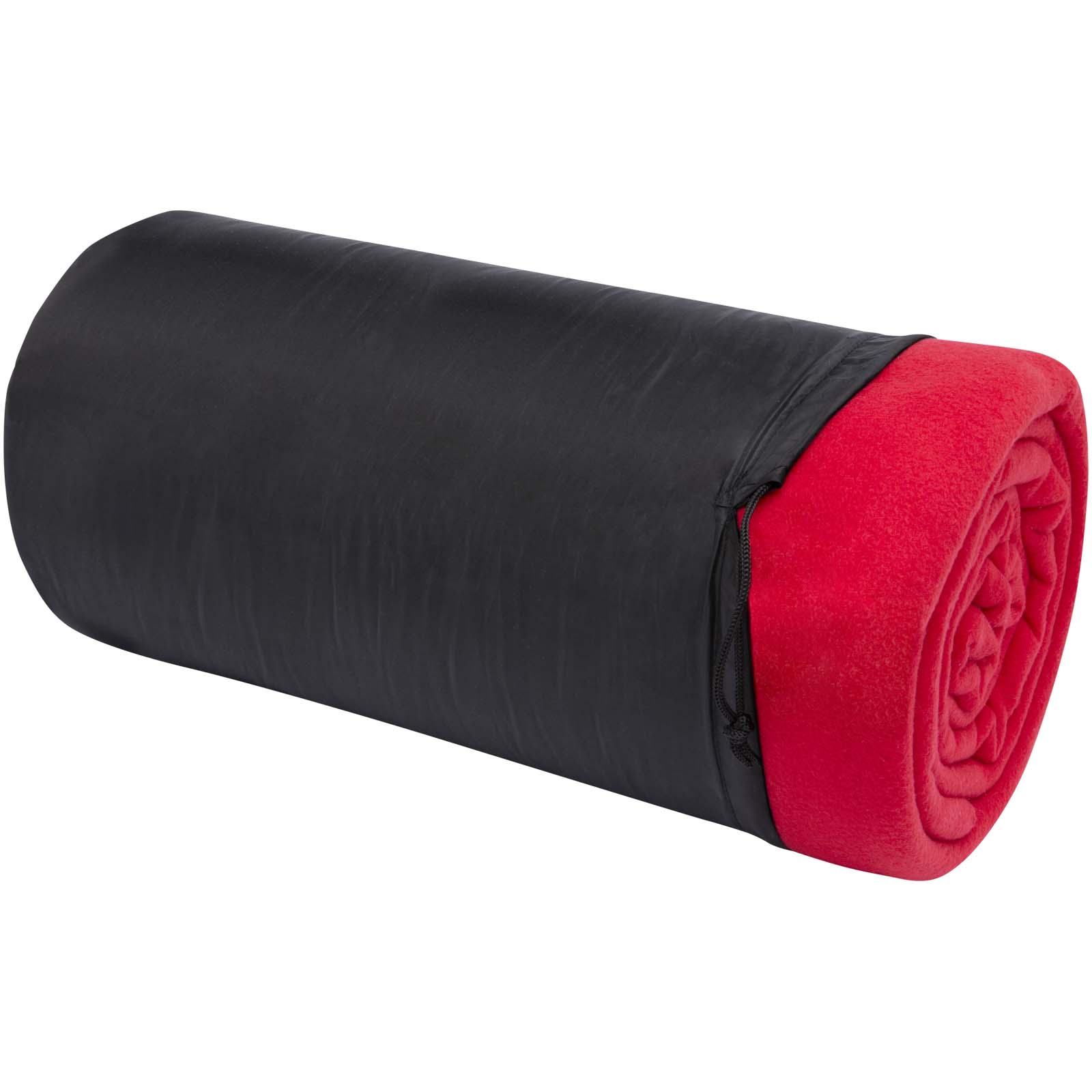 La couverture à carreaux unie Huggy est composée à 100 % de polaire 200 g/m², une matière douce et confortable qui fournit ra