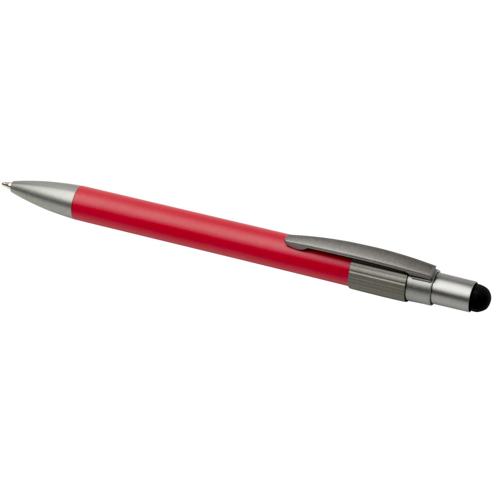Stylo bille recyclé RCS avec stylet et toupie antistress (encre bleue) Rill