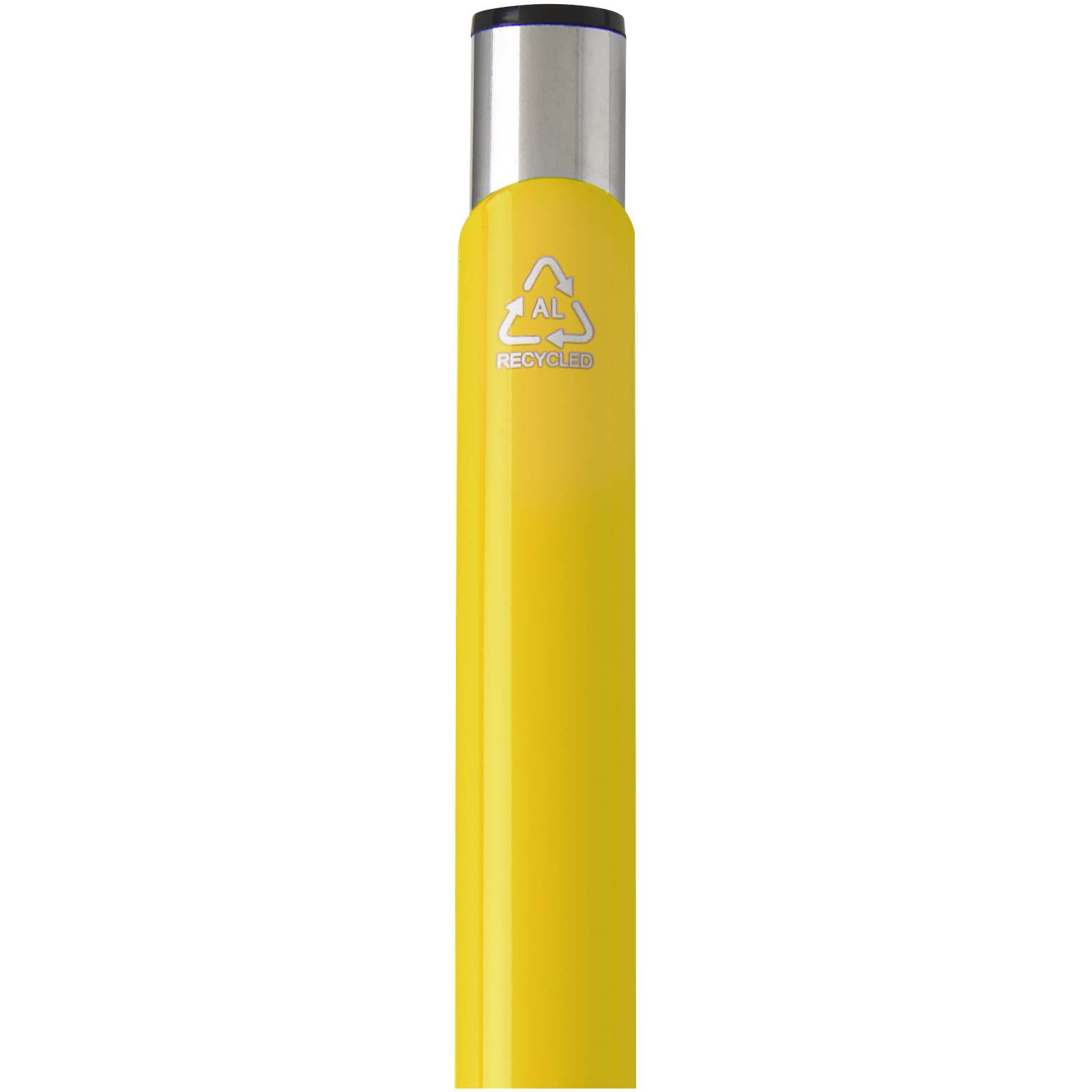 Stylo bille en aluminium recyclé Moneta (encre bleue)