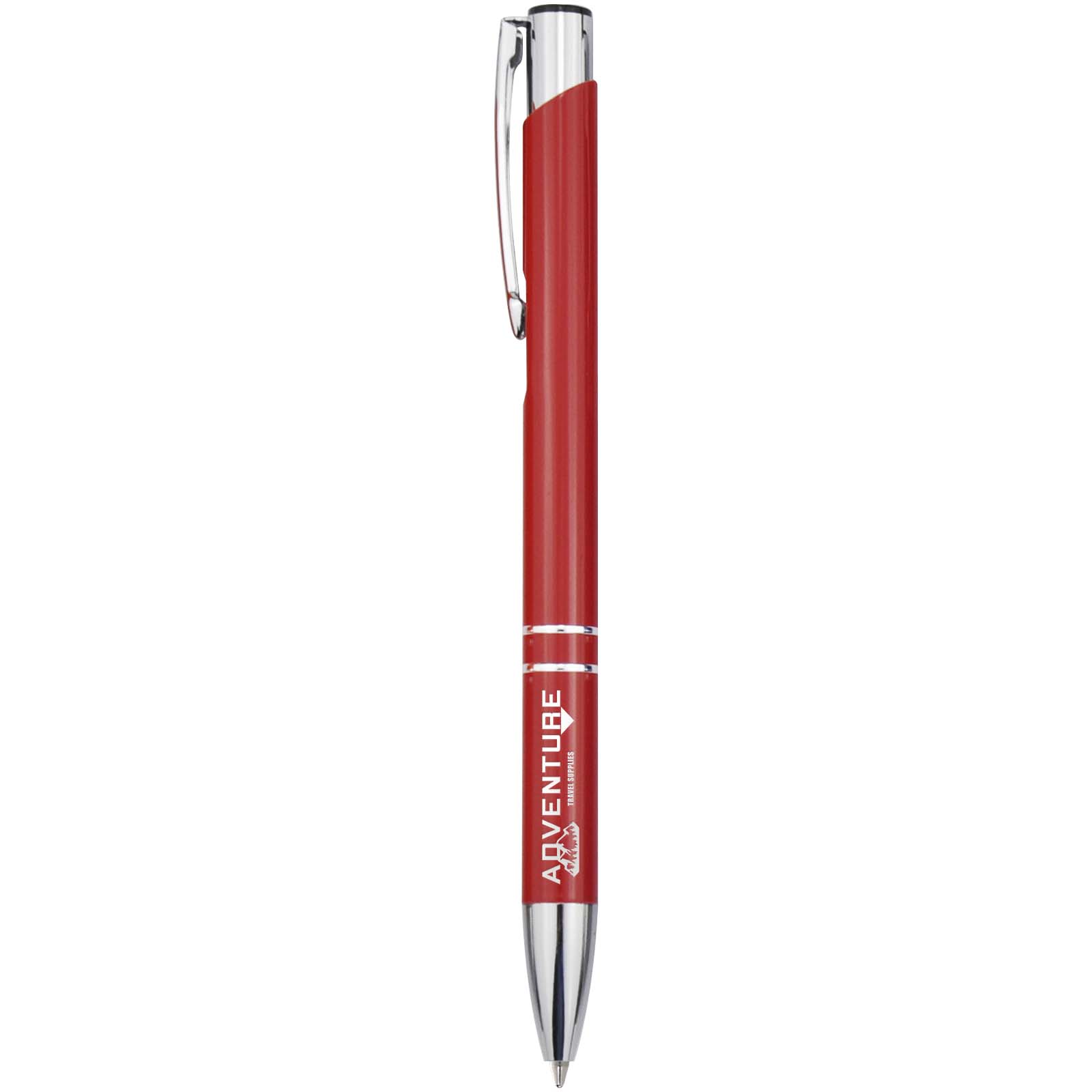 Stylo bille en aluminium recyclé Moneta (encre bleue)