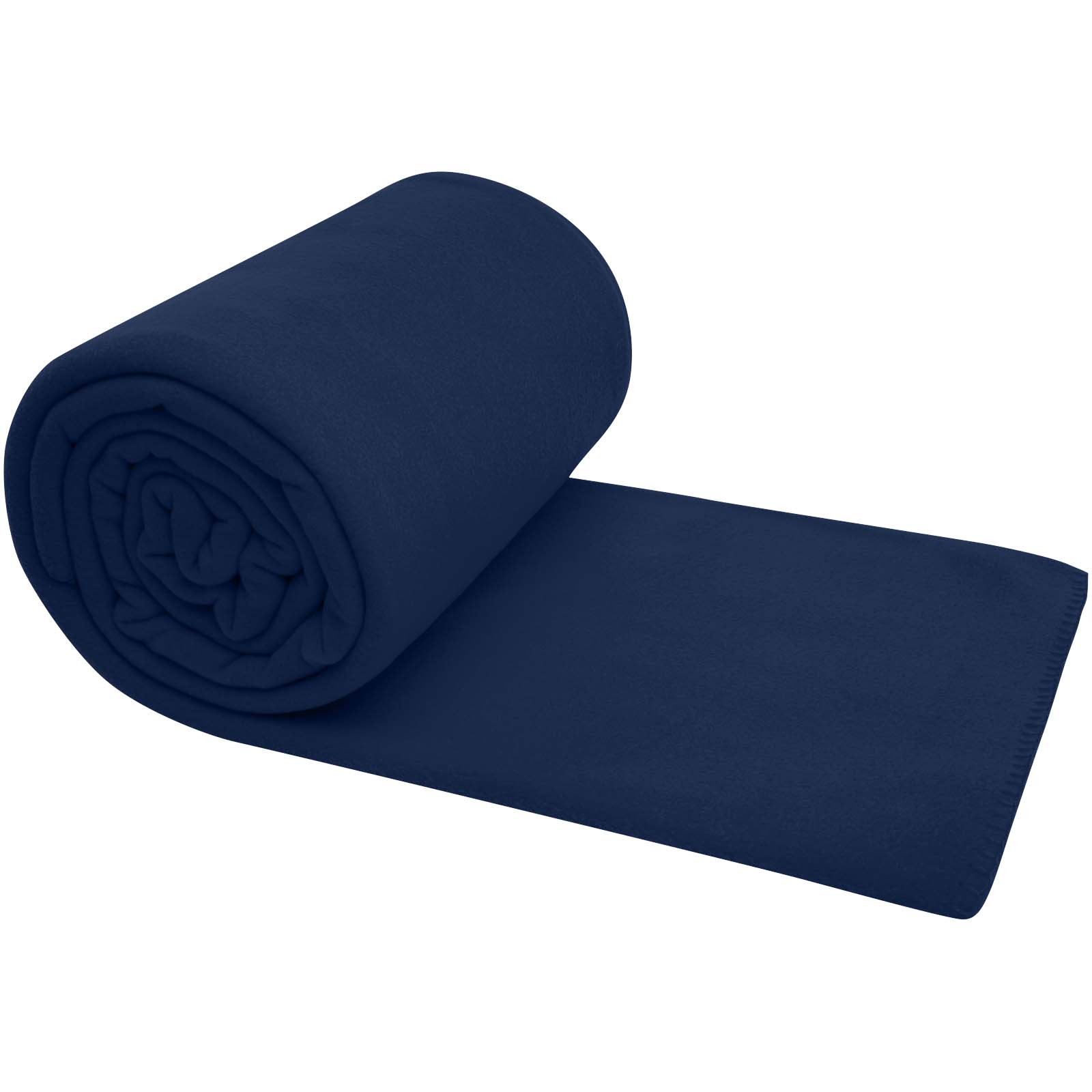 La couverture à carreaux unie Huggy est composée à 100 % de polaire 200 g/m², une matière douce et confortable qui fournit ra