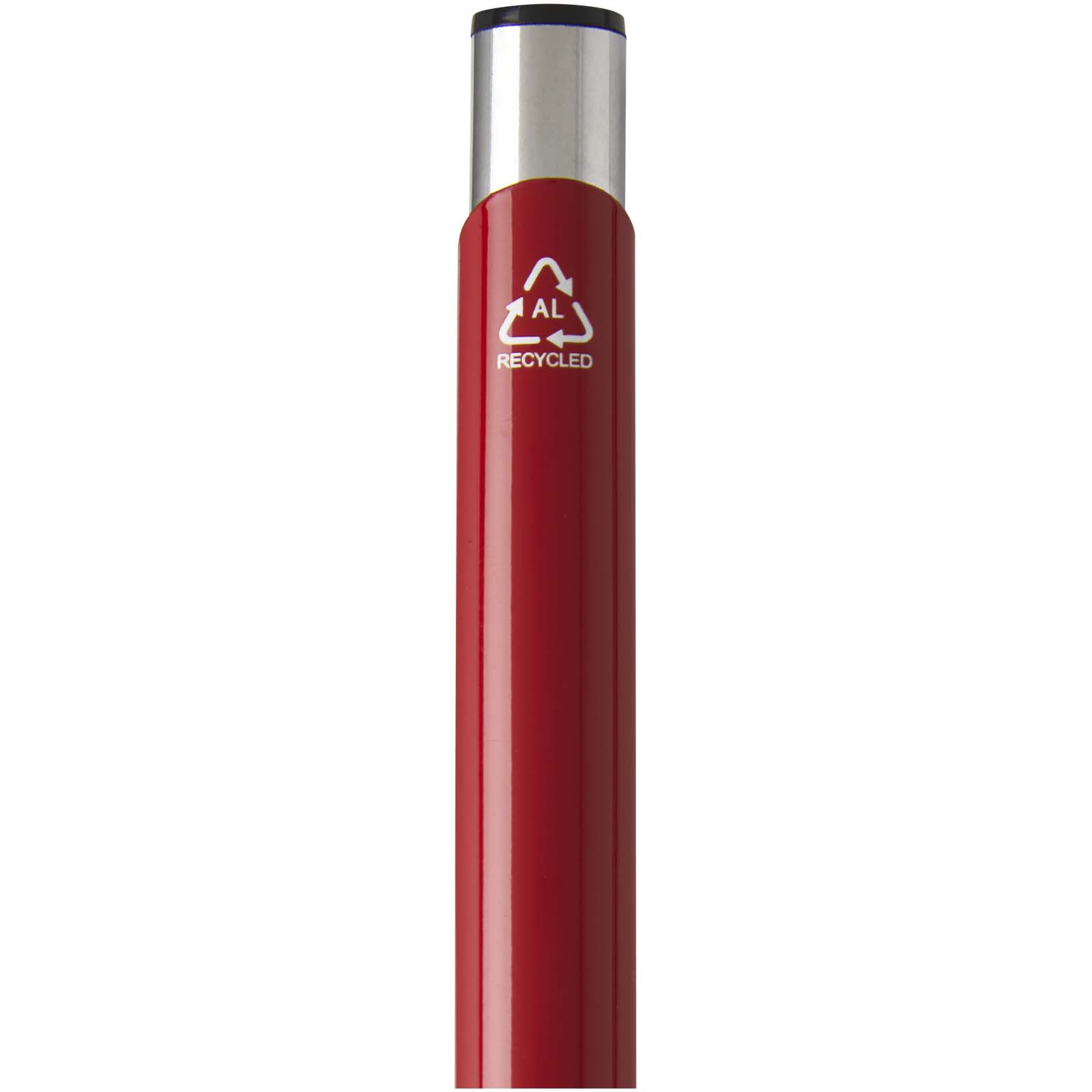 Stylo bille en aluminium recyclé Moneta (encre bleue)