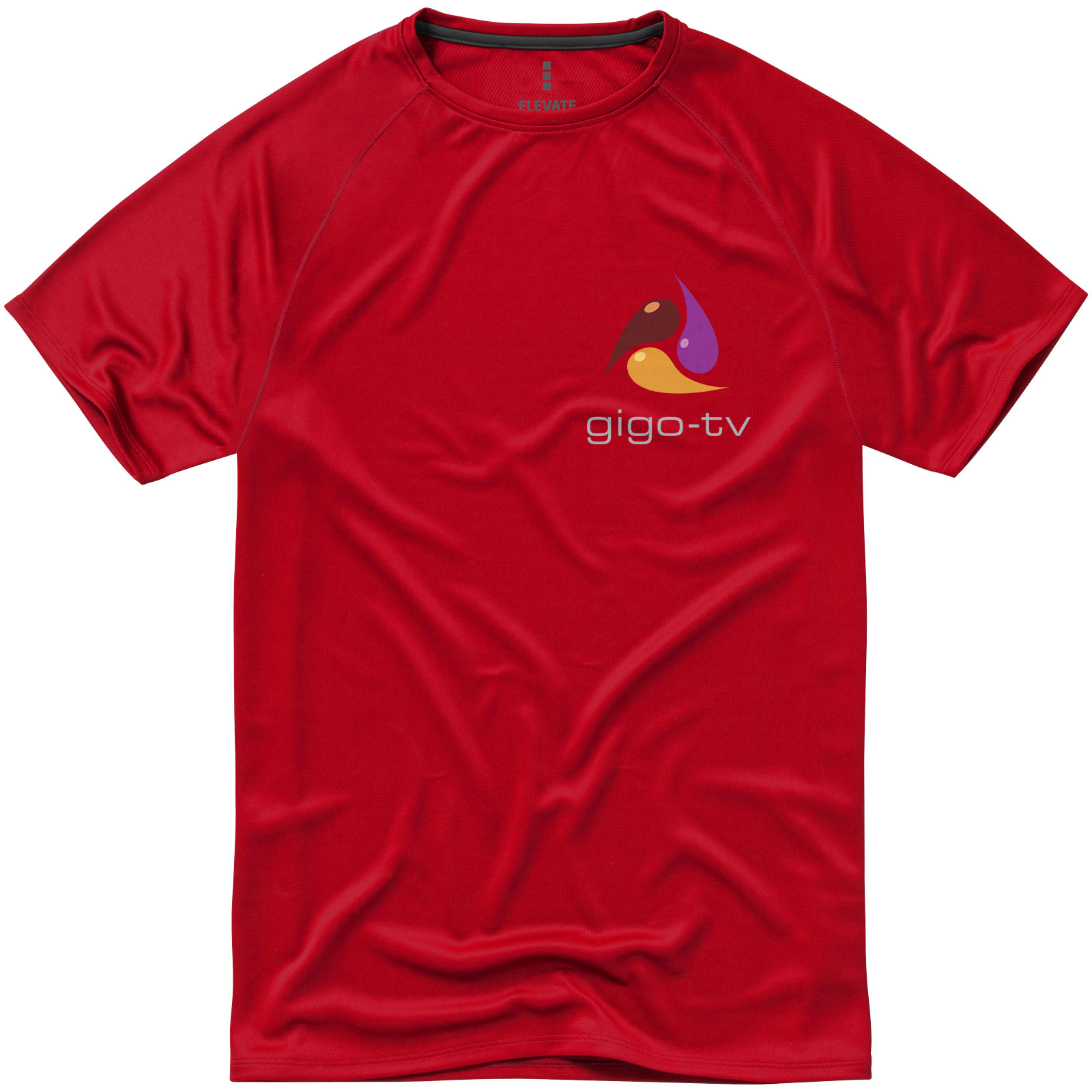 Elevate T-shirt cool fit manches courtes homme de 145 g/m² Niagara