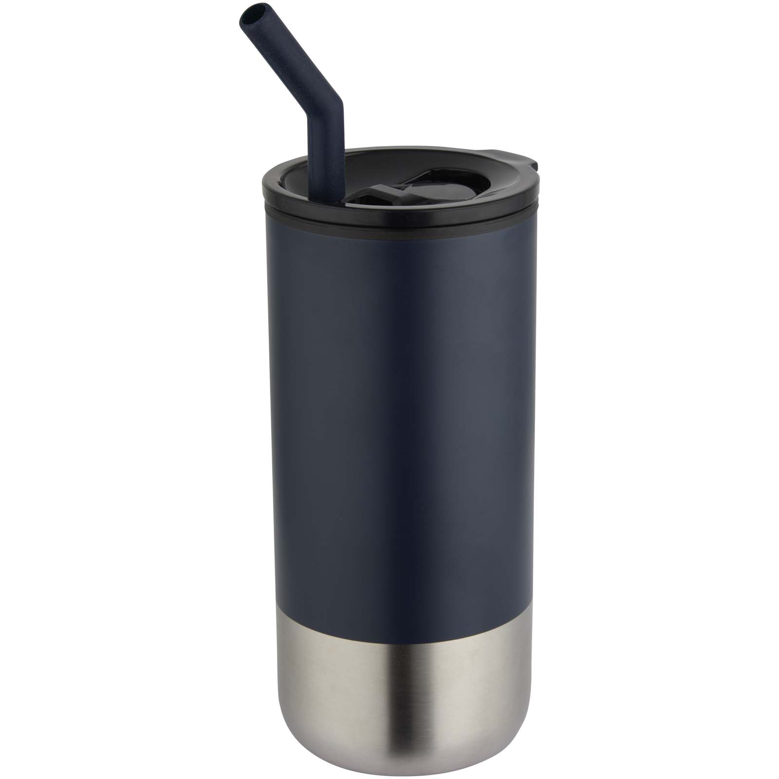Gobelet isotherme Grayson 480 ml certifié RCS avec paille en silicone
