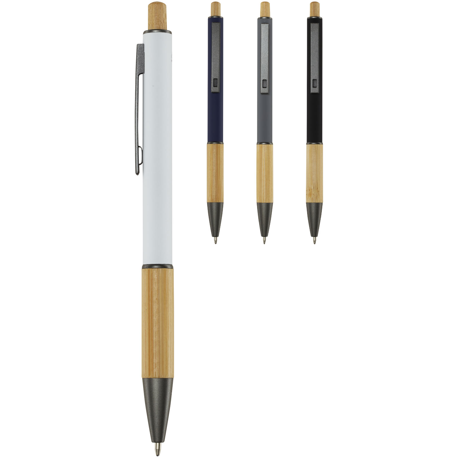 Stylo bille en aluminium recyclé Darius (encre bleue)
