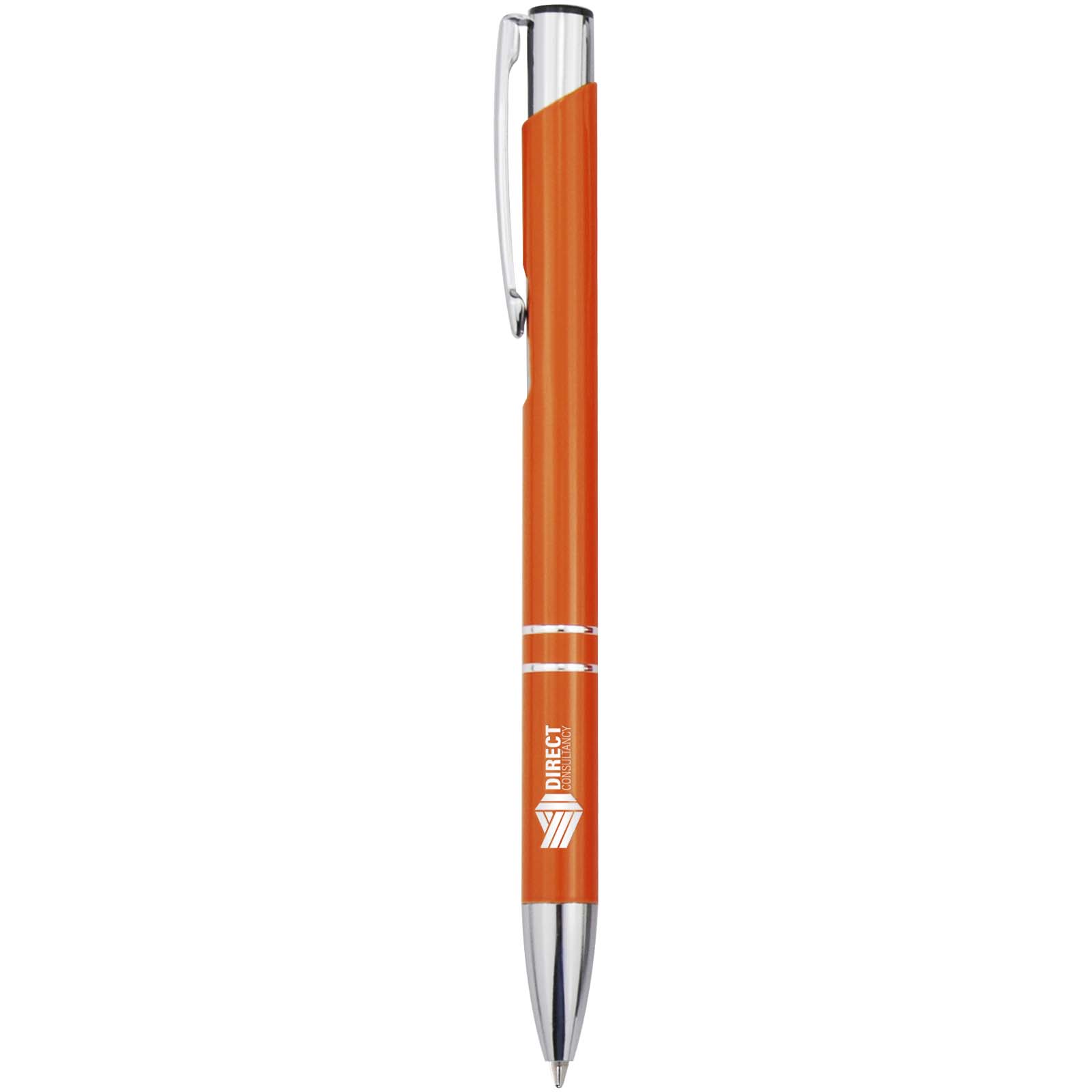 Stylo bille en aluminium recyclé Moneta (encre bleue)