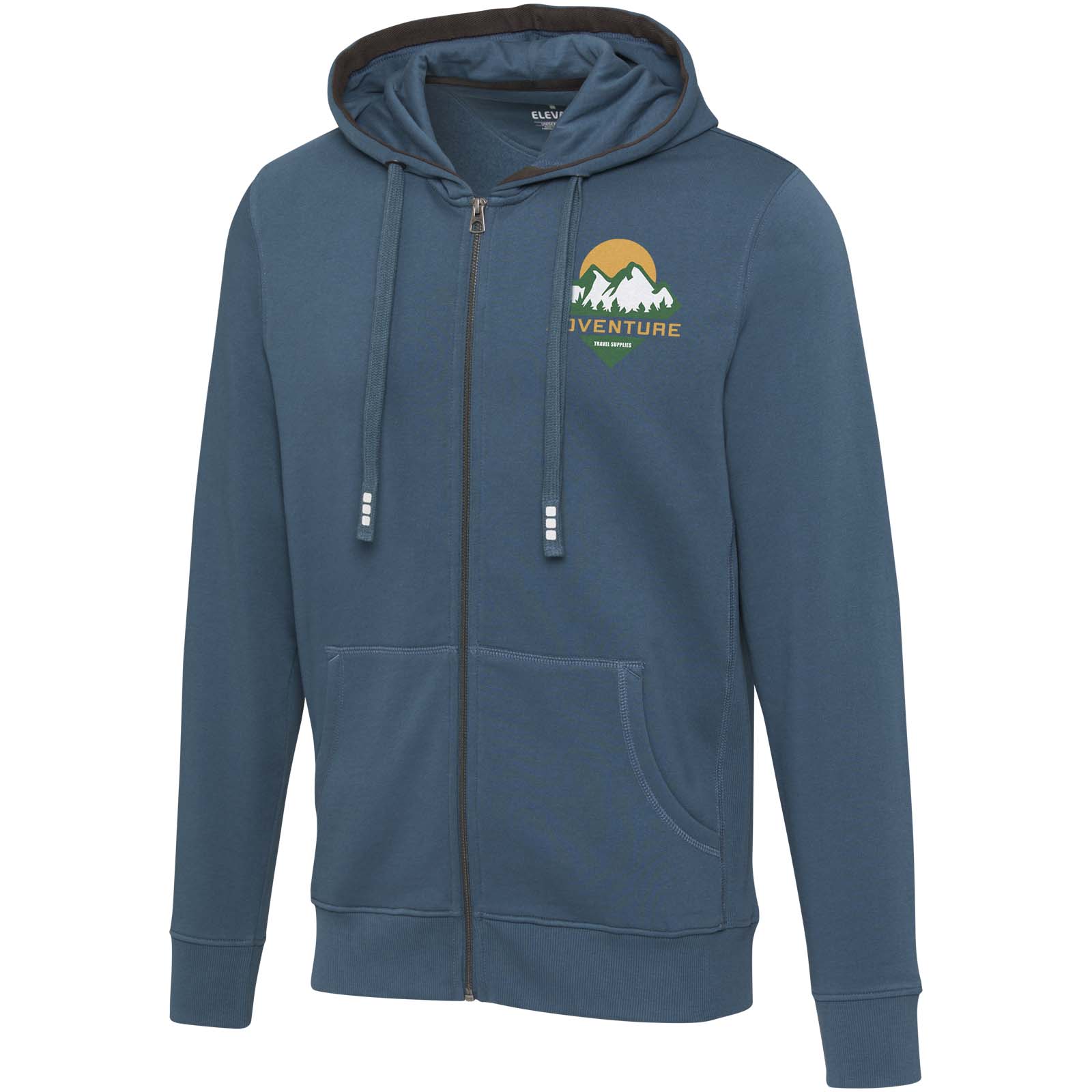 Elevate Sweat shirt à capuche full zip unisex de 300 g/m² Arora