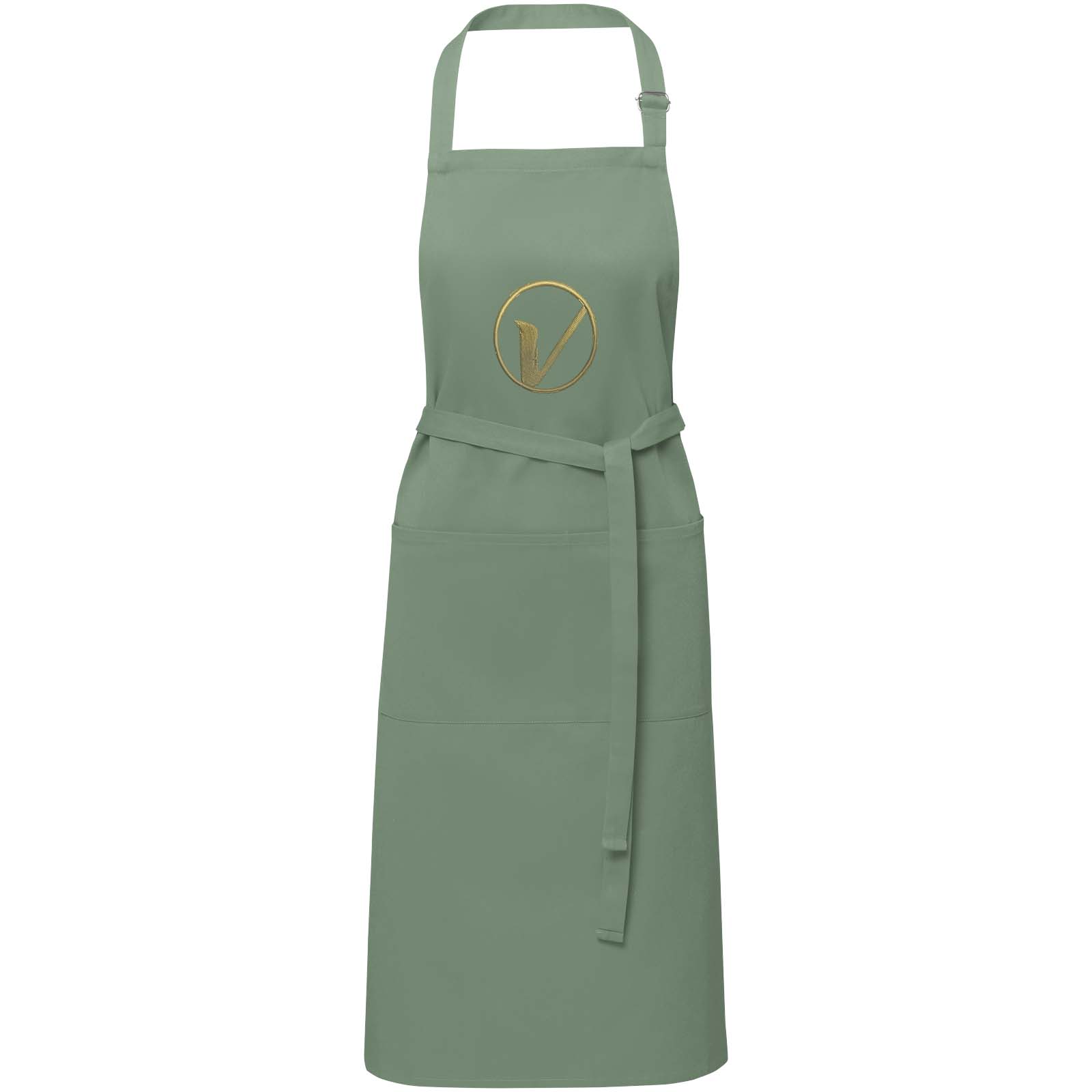 Tablier ajustable Andrea de 240 g/m² avec bretelle réglable au cou
