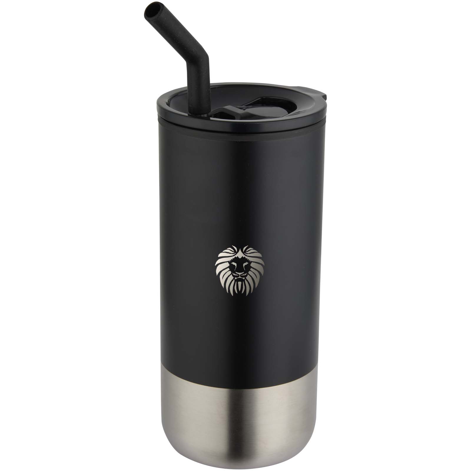 Gobelet isotherme Grayson 480 ml certifié RCS avec paille en silicone