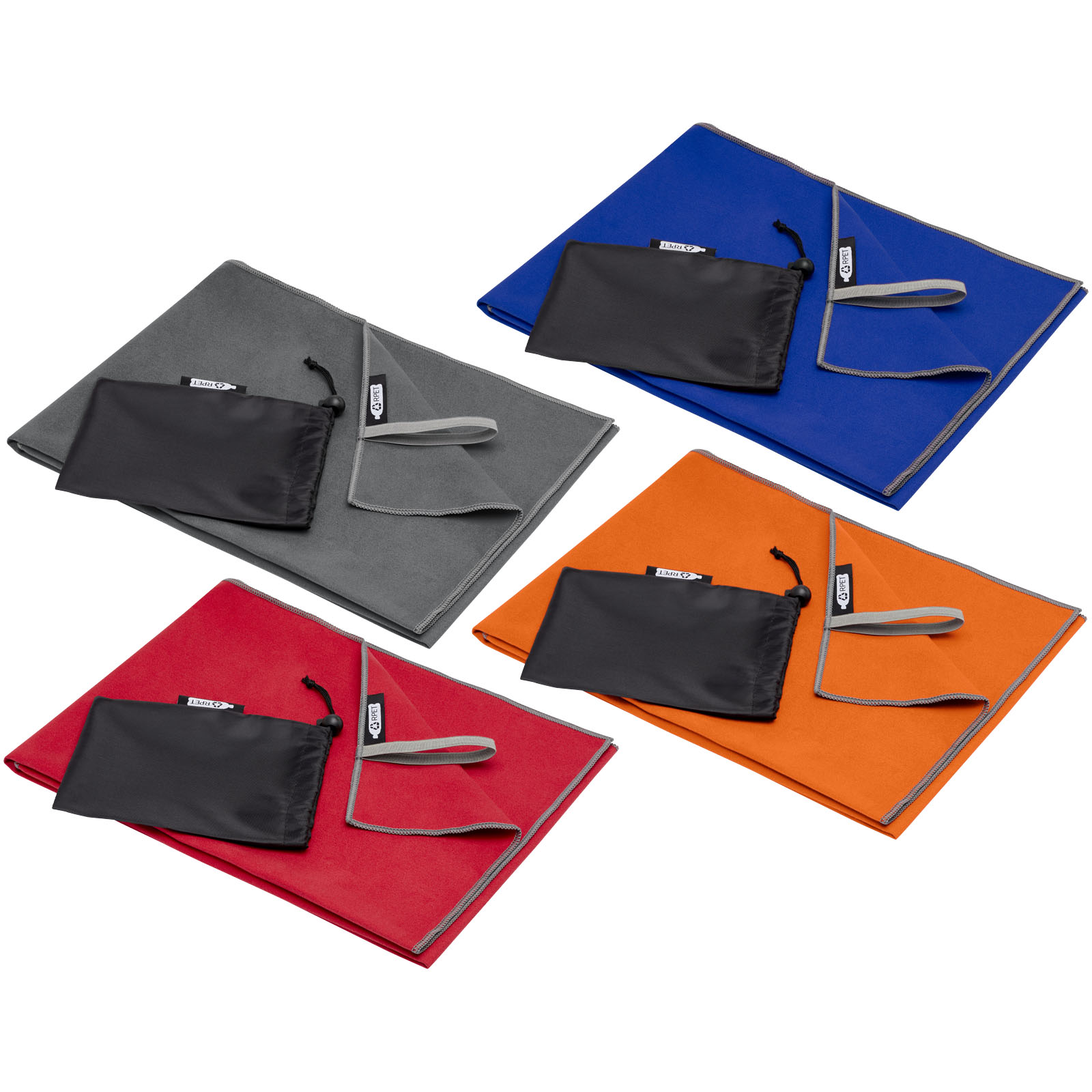 Serviette Pieter certifiée GRS ultra-légère et à séchage rapide 50 x 100 cm