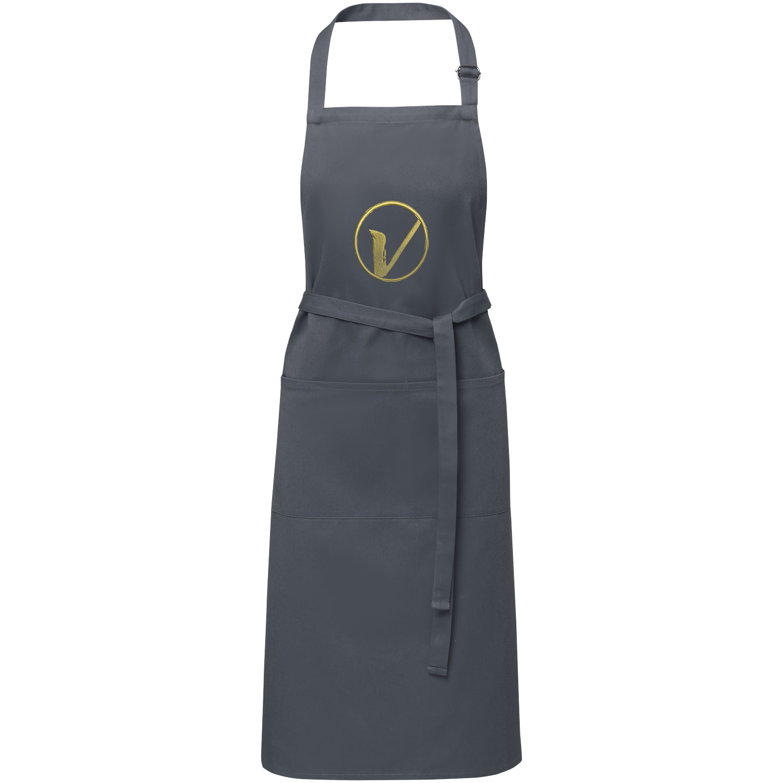 Tablier ajustable Andrea de 240 g/m² avec bretelle réglable au cou
