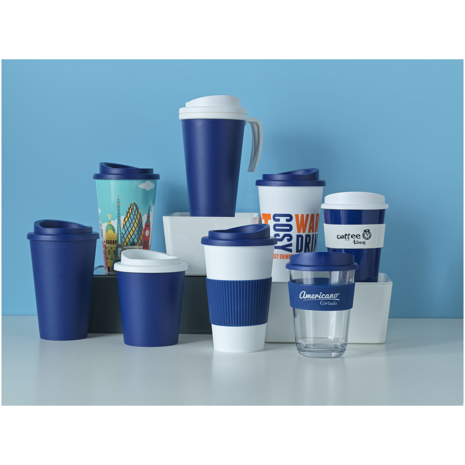 Gobelet Americano® isolant de 350 ml avec grip