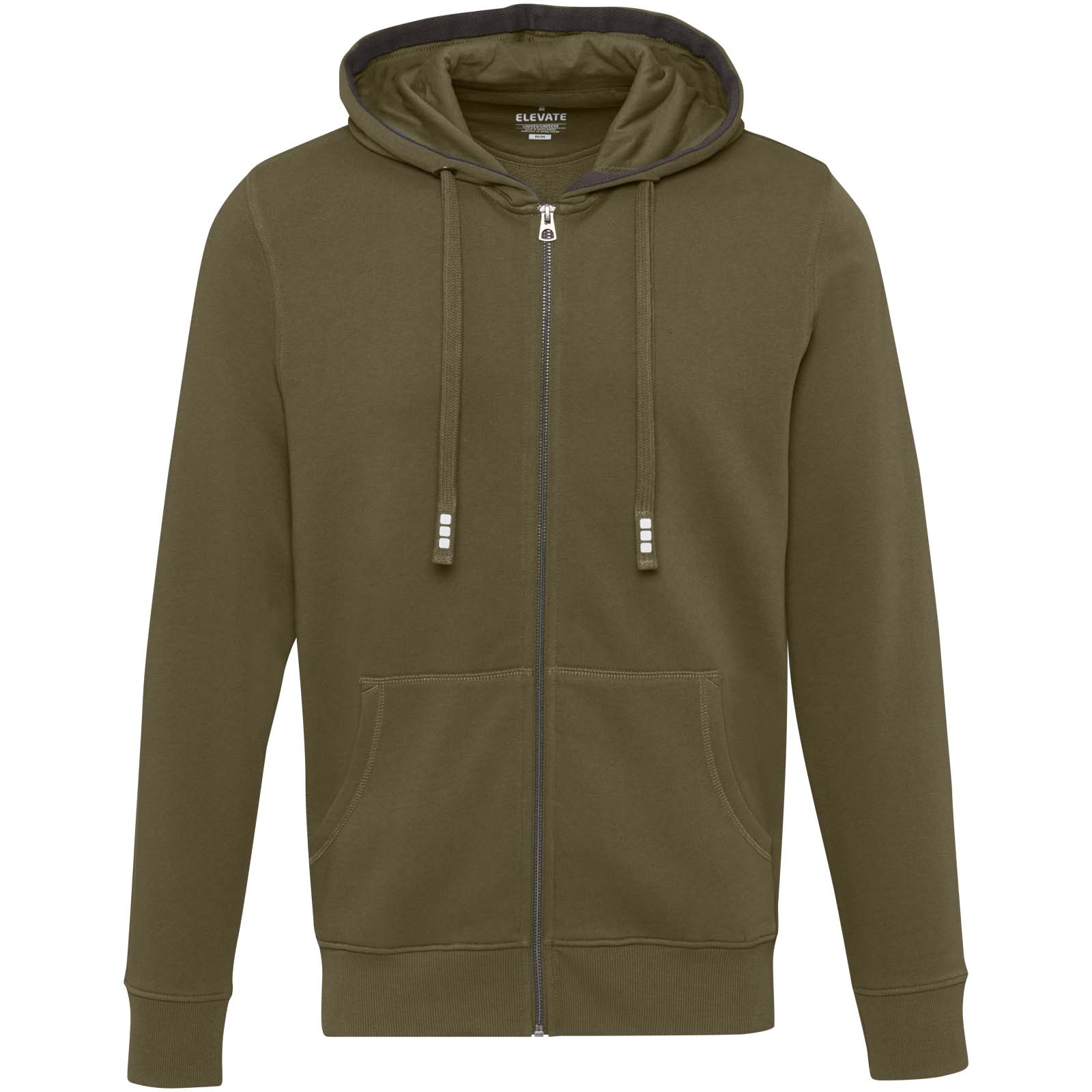 Elevate Sweat shirt à capuche full zip unisex de 300 g/m² Arora