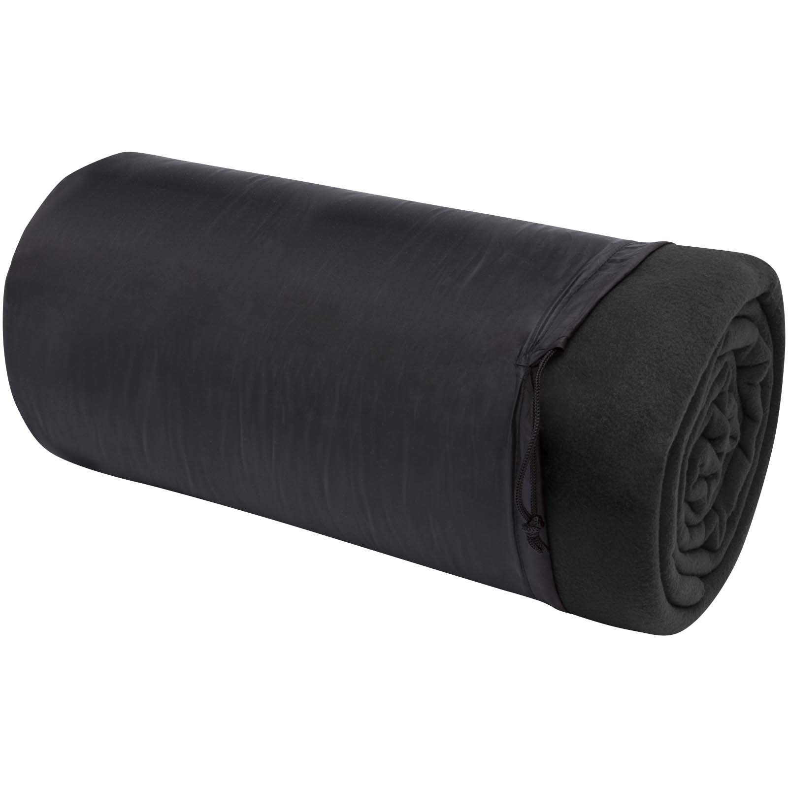La couverture à carreaux unie Huggy est composée à 100 % de polaire 200 g/m², une matière douce et confortable qui fournit ra