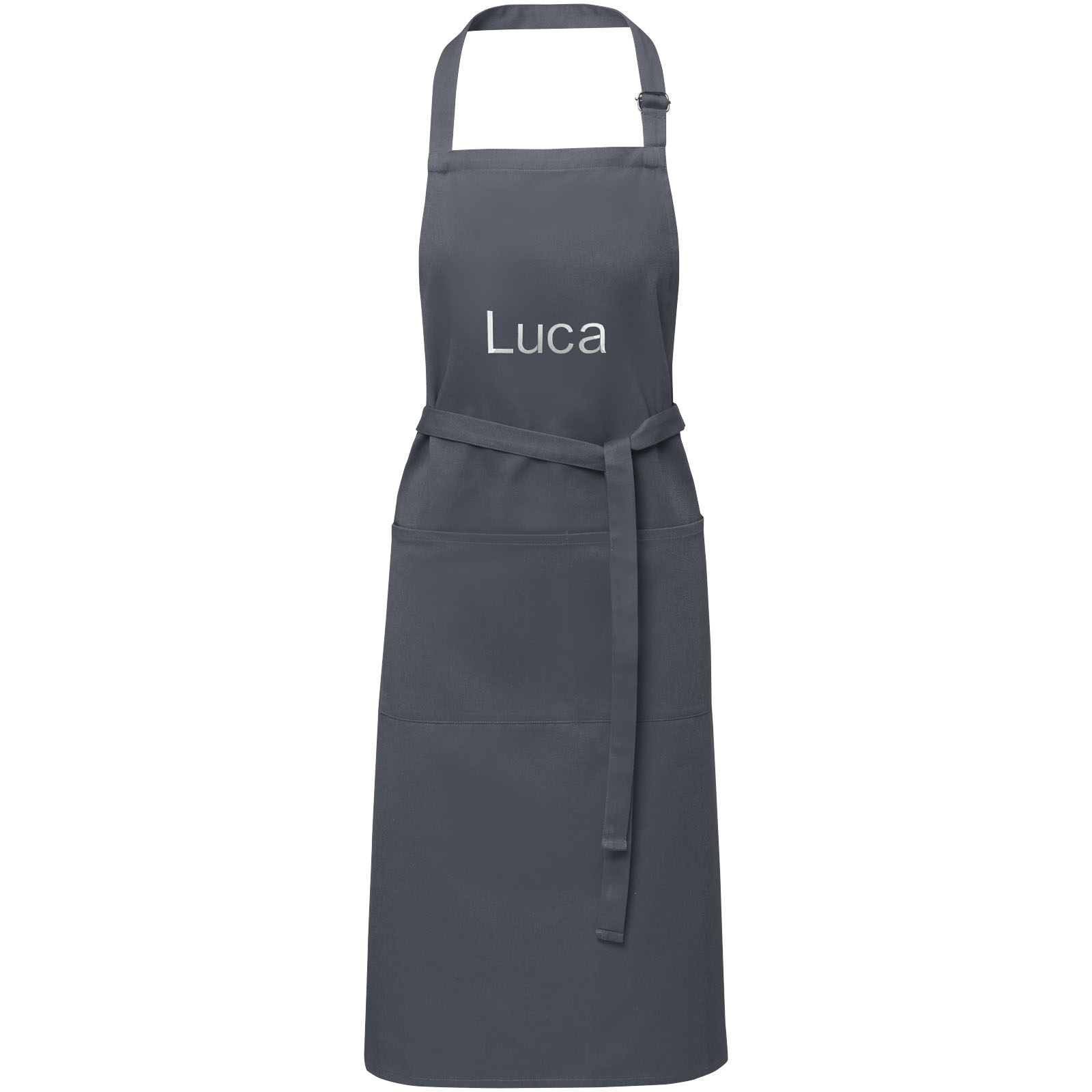 Tablier ajustable Andrea de 240 g/m² avec bretelle réglable au cou