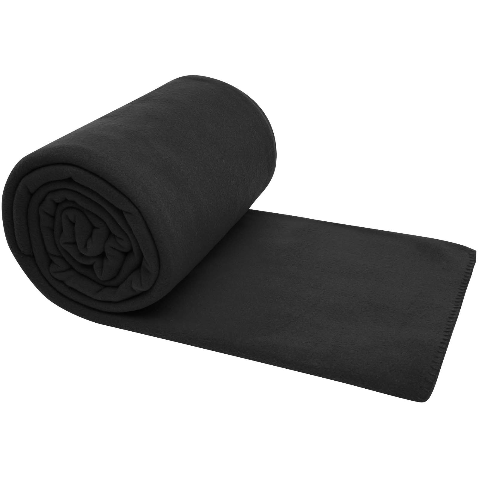 La couverture à carreaux unie Huggy est composée à 100 % de polaire 200 g/m², une matière douce et confortable qui fournit ra