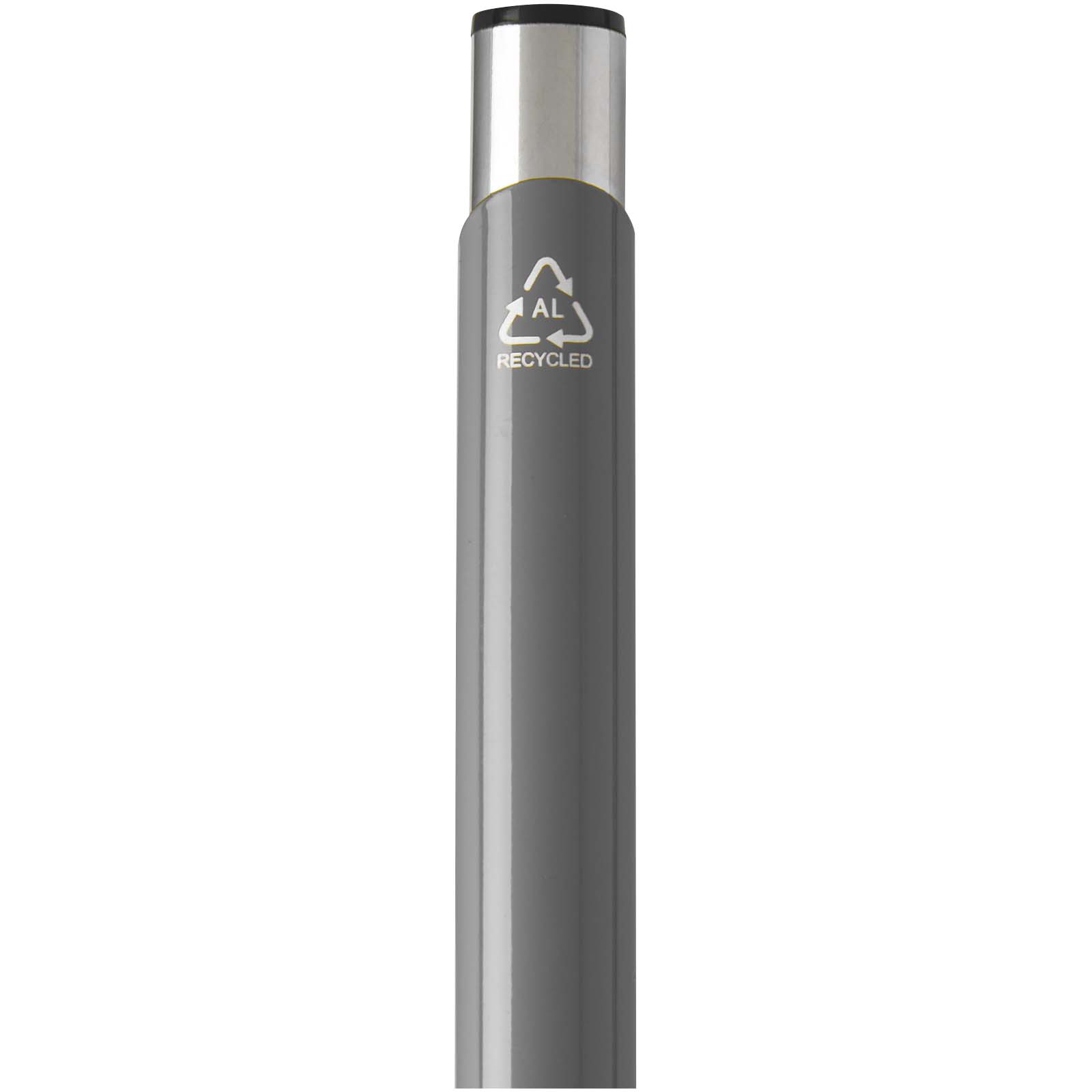 Stylo bille en aluminium recyclé Moneta (encre bleue)
