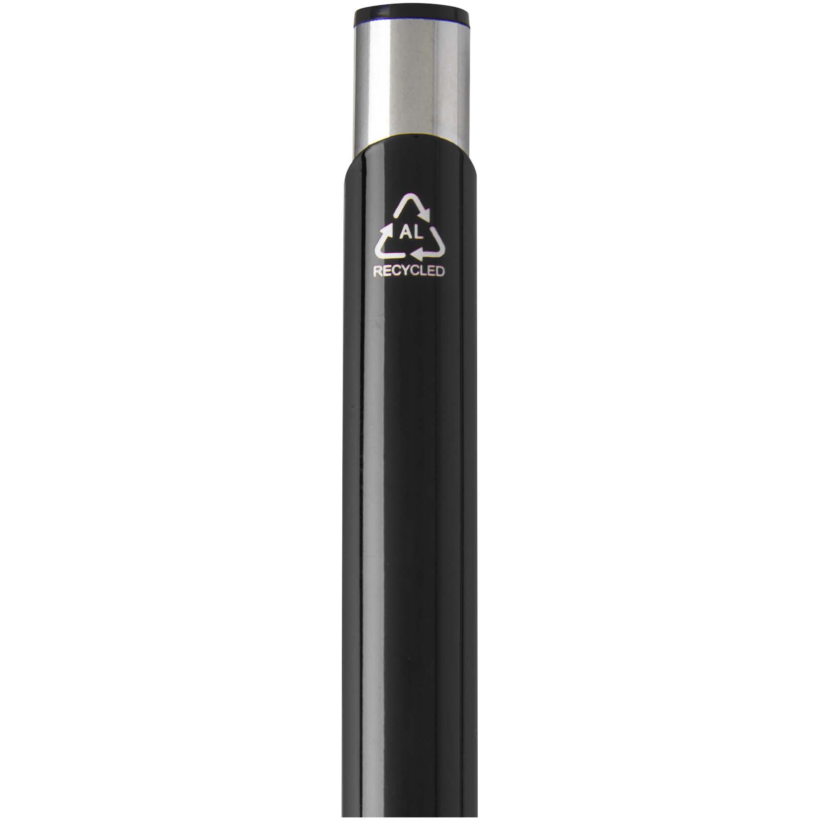 Stylo bille en aluminium recyclé Moneta (encre bleue)