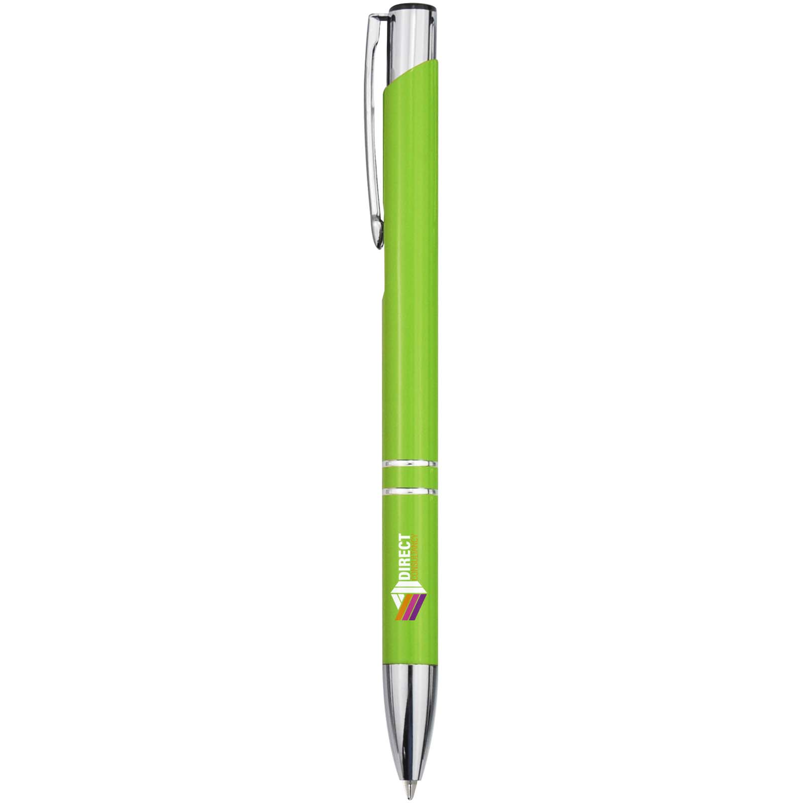 Stylo bille en aluminium recyclé Moneta (encre bleue)