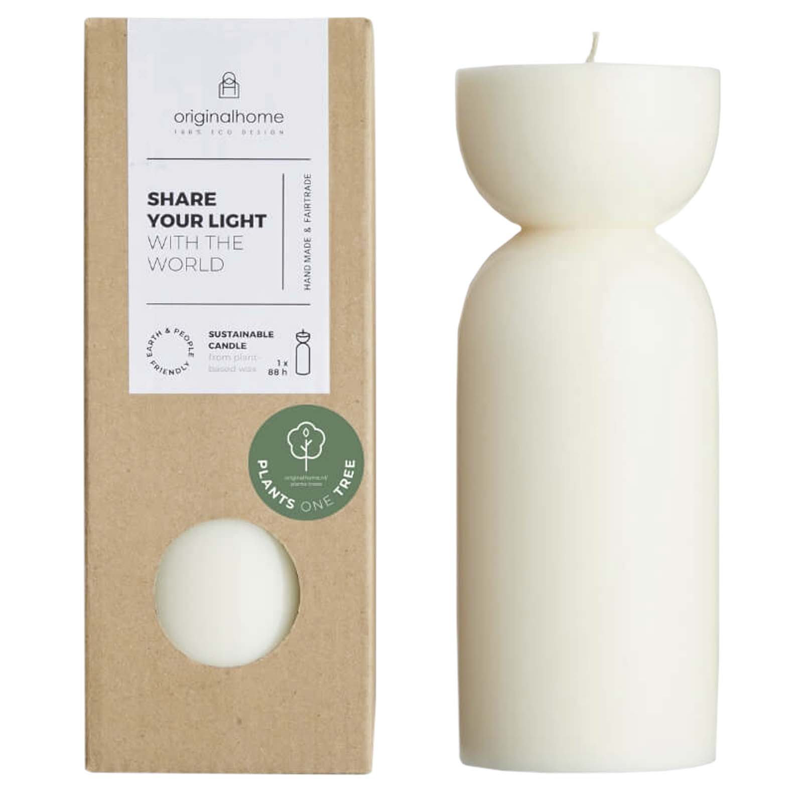 Bougie bio Originalhome de taille moyenne