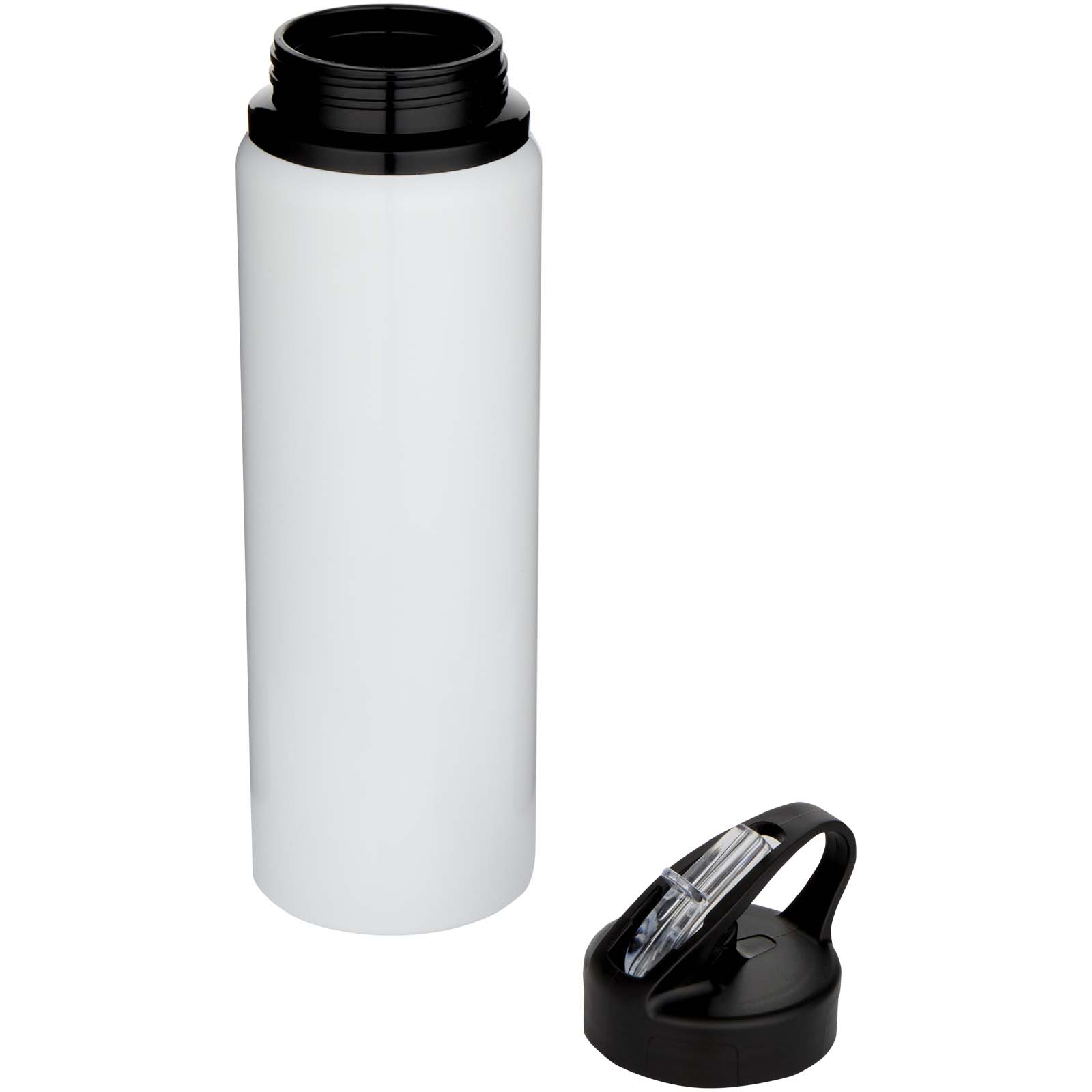Bouteille d’eau Fitz de 800 ml en acier inoxydable recyclé certifié RCS à simple paroi