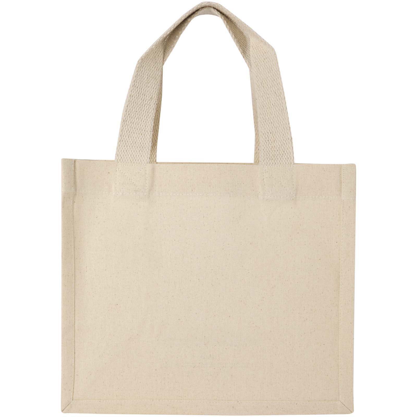 Mini sac shopping Odessa à soufflet en coton recyclé de 9 L et 220 g/m² certifié GRS