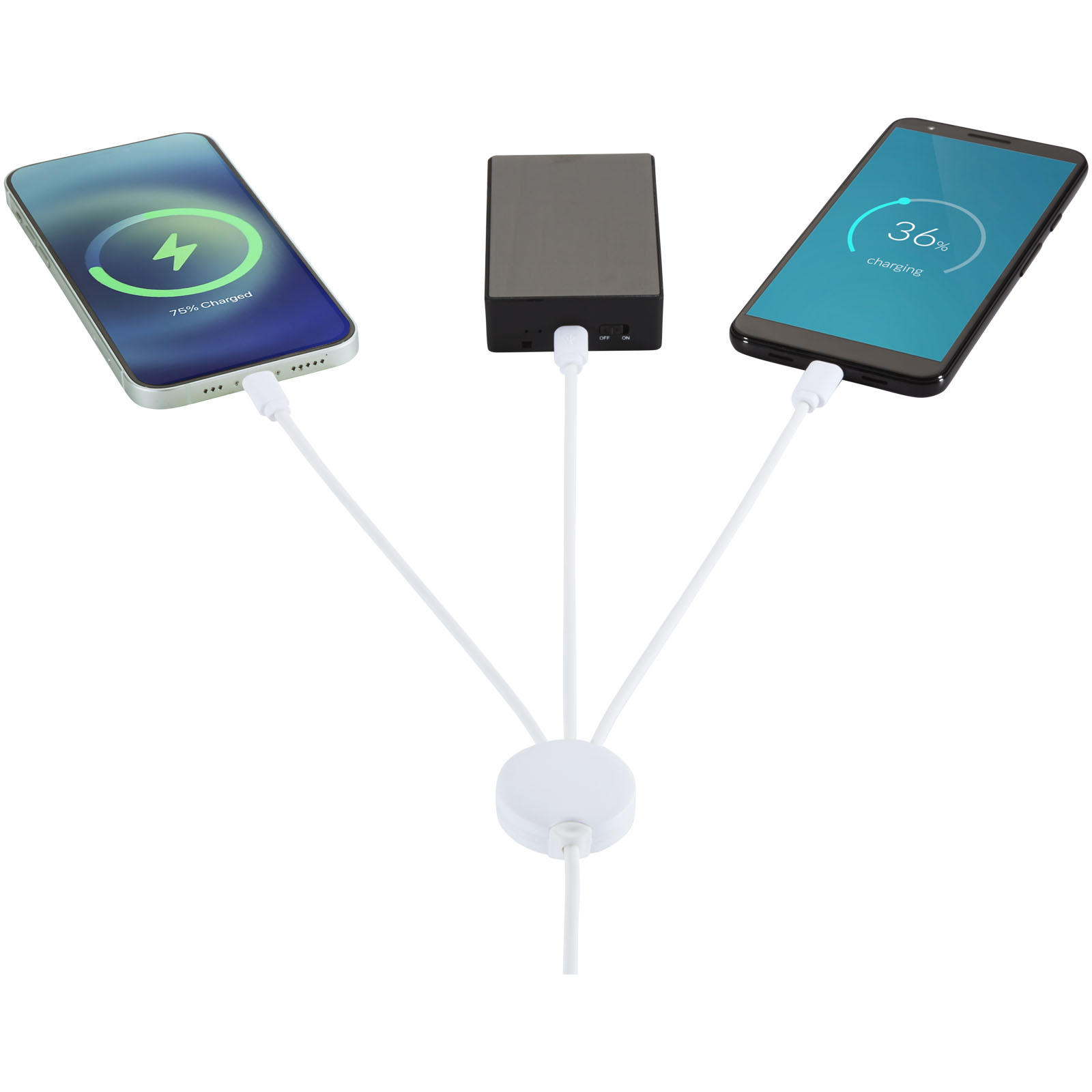 Câble de charge 5-en-1 Pure avec additif antibactérien
