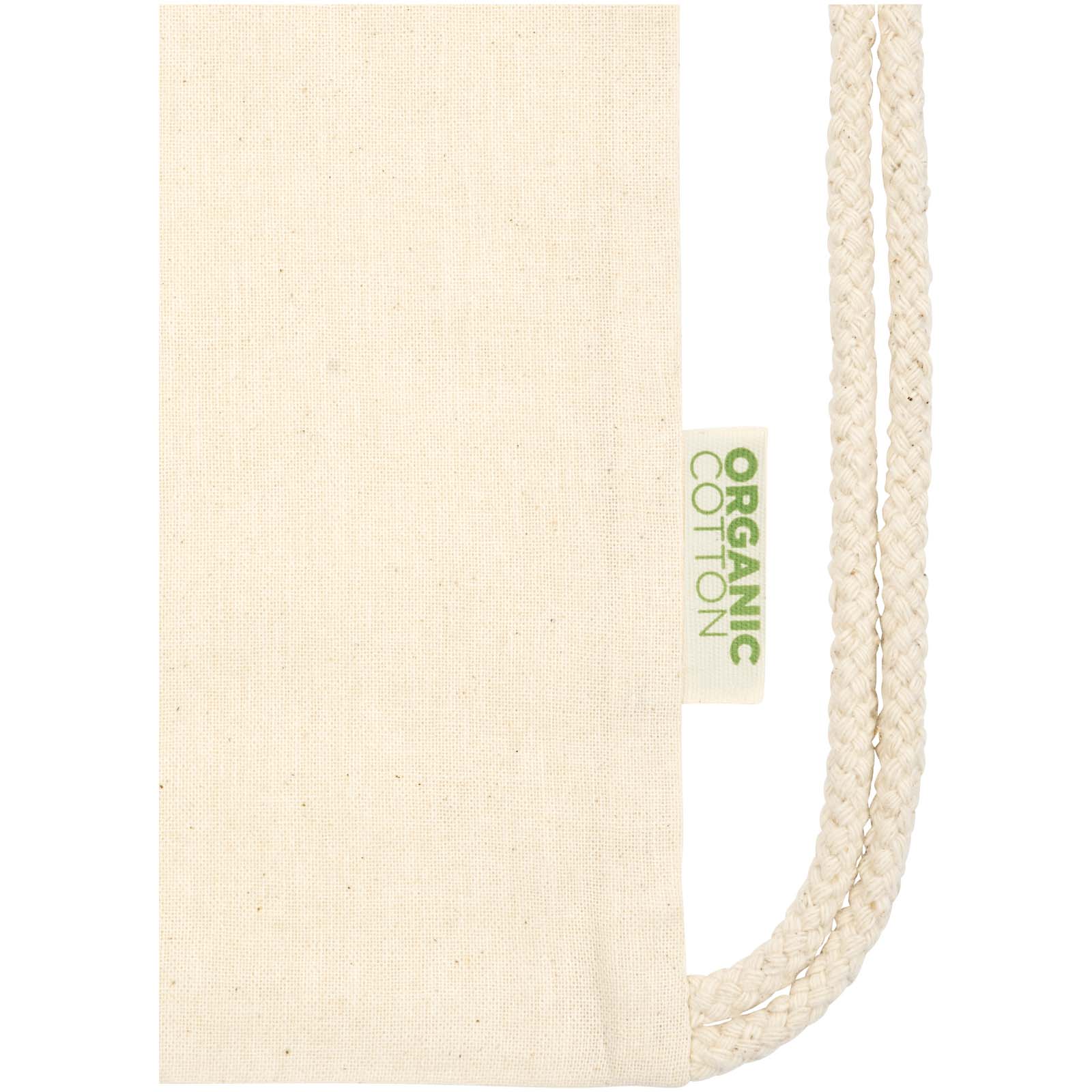 Sac refermable à cordon Odisha de 5 L bio certifié OCS 140 g/m²