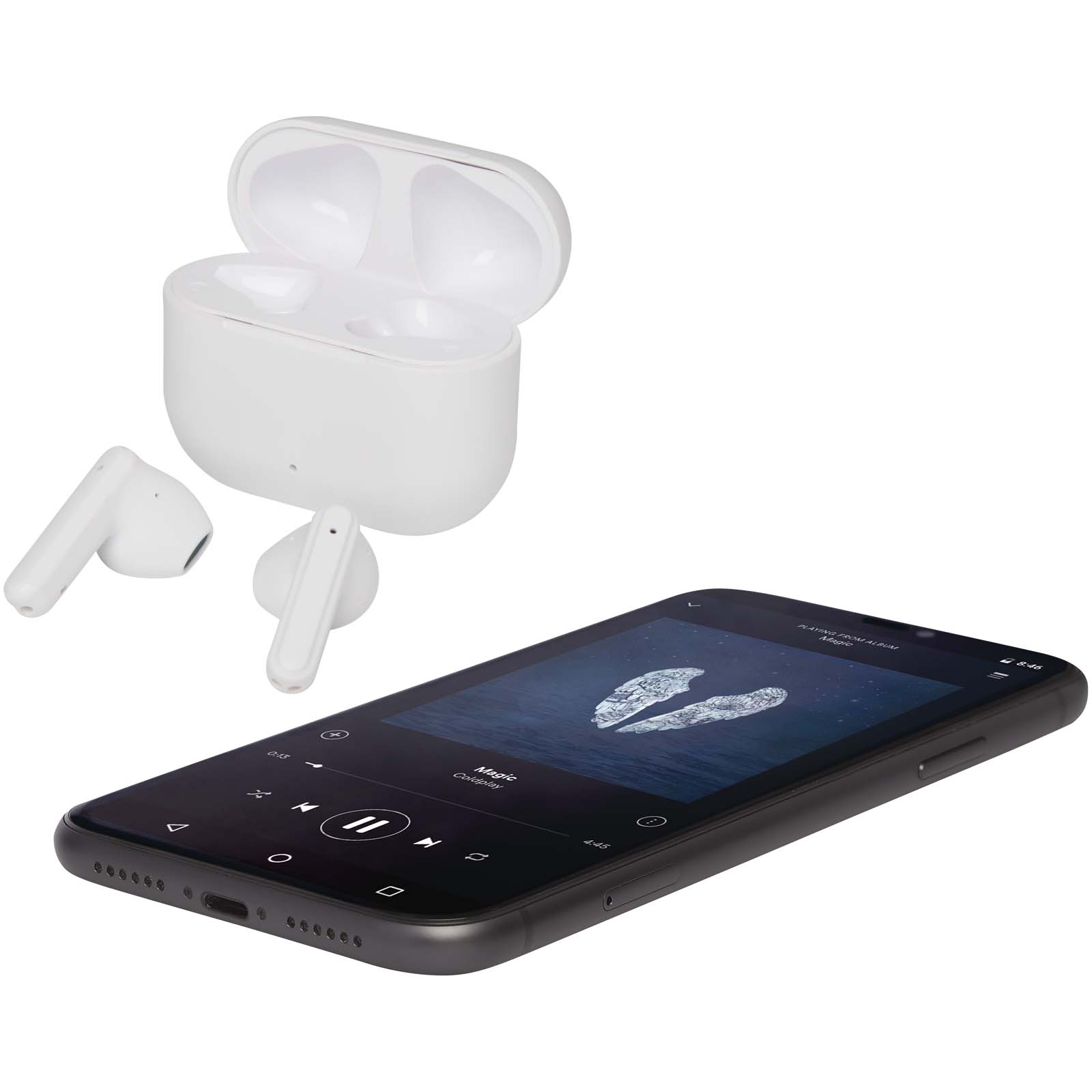 Oreillette Bluetooth® True Wireless Altais sans fil en plastique recyclé