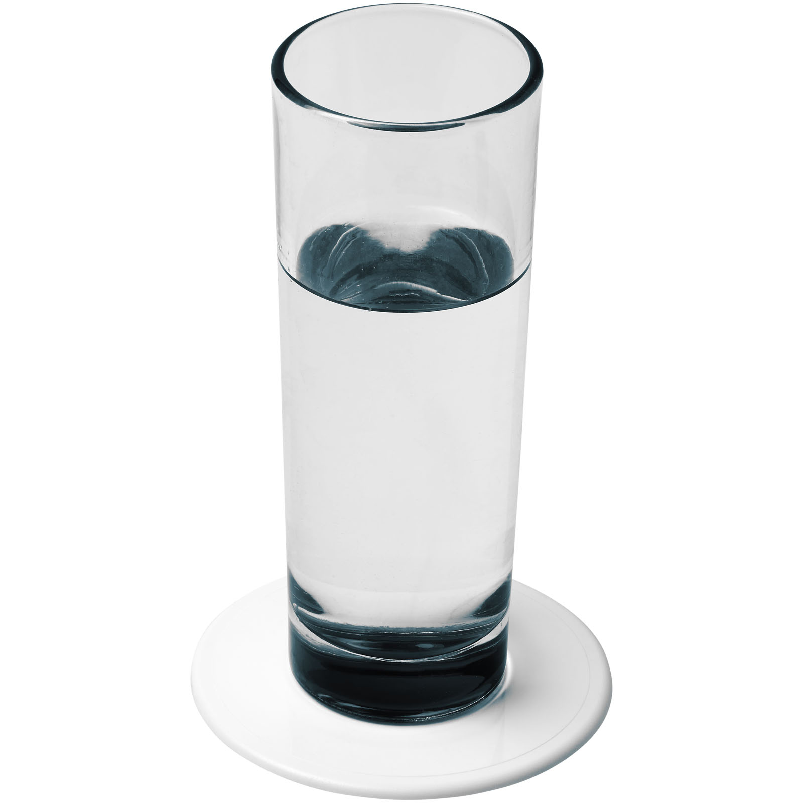 Sous-verre rond Renzo en plastique
