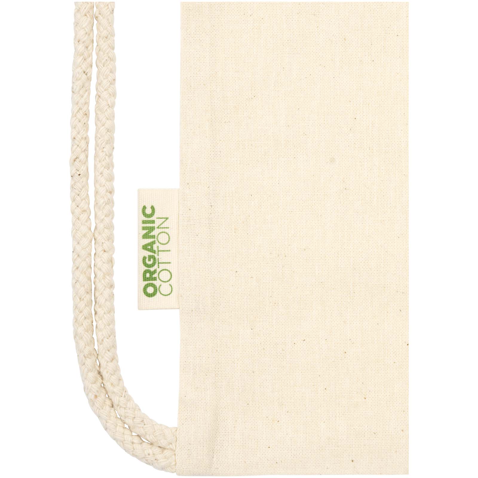 Sac refermable à cordon Odisha de 5 L bio certifié OCS 140 g/m²
