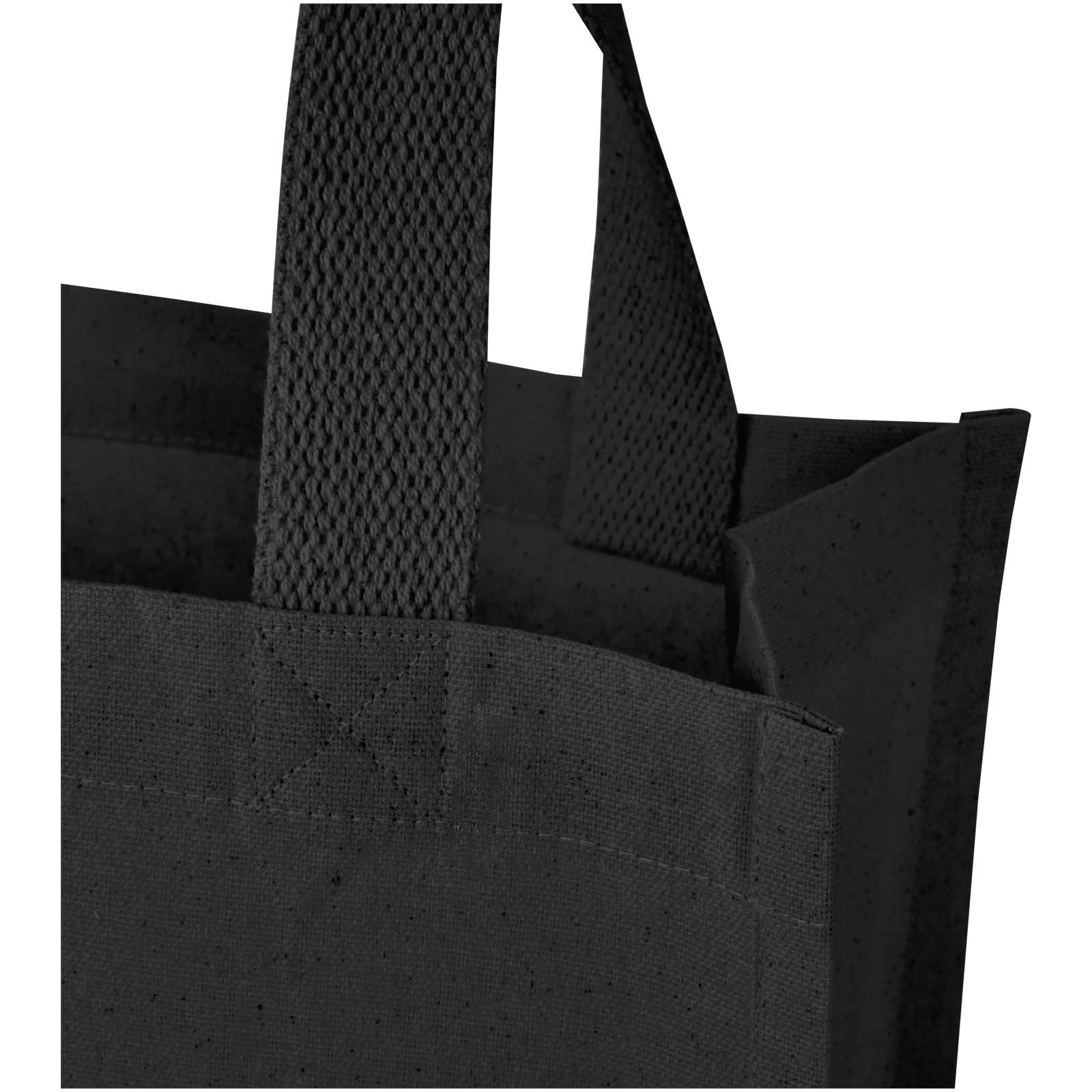 Mini sac shopping Odessa à soufflet en coton recyclé de 9 L et 220 g/m² certifié GRS