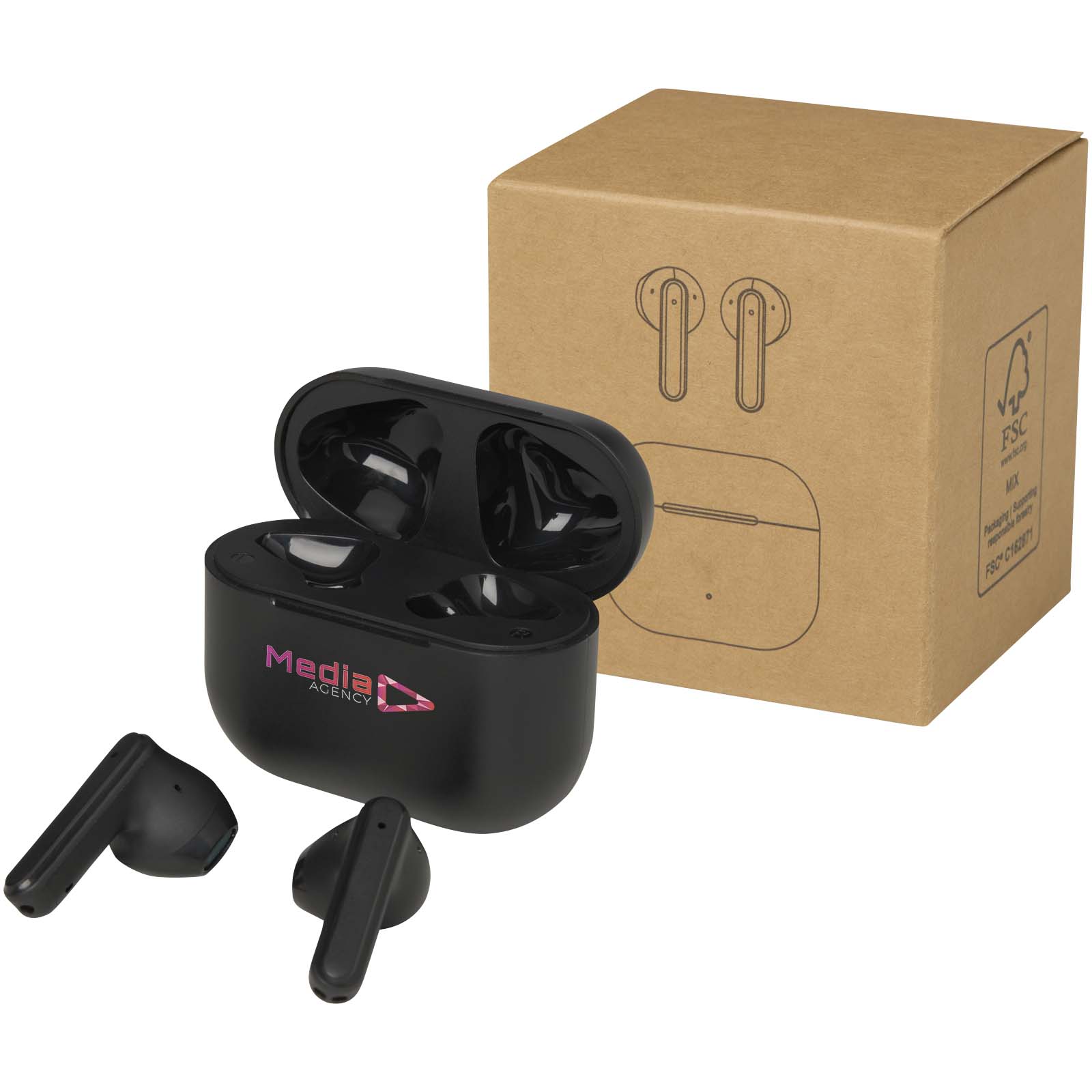 Oreillette Bluetooth® True Wireless Altais sans fil en plastique recyclé