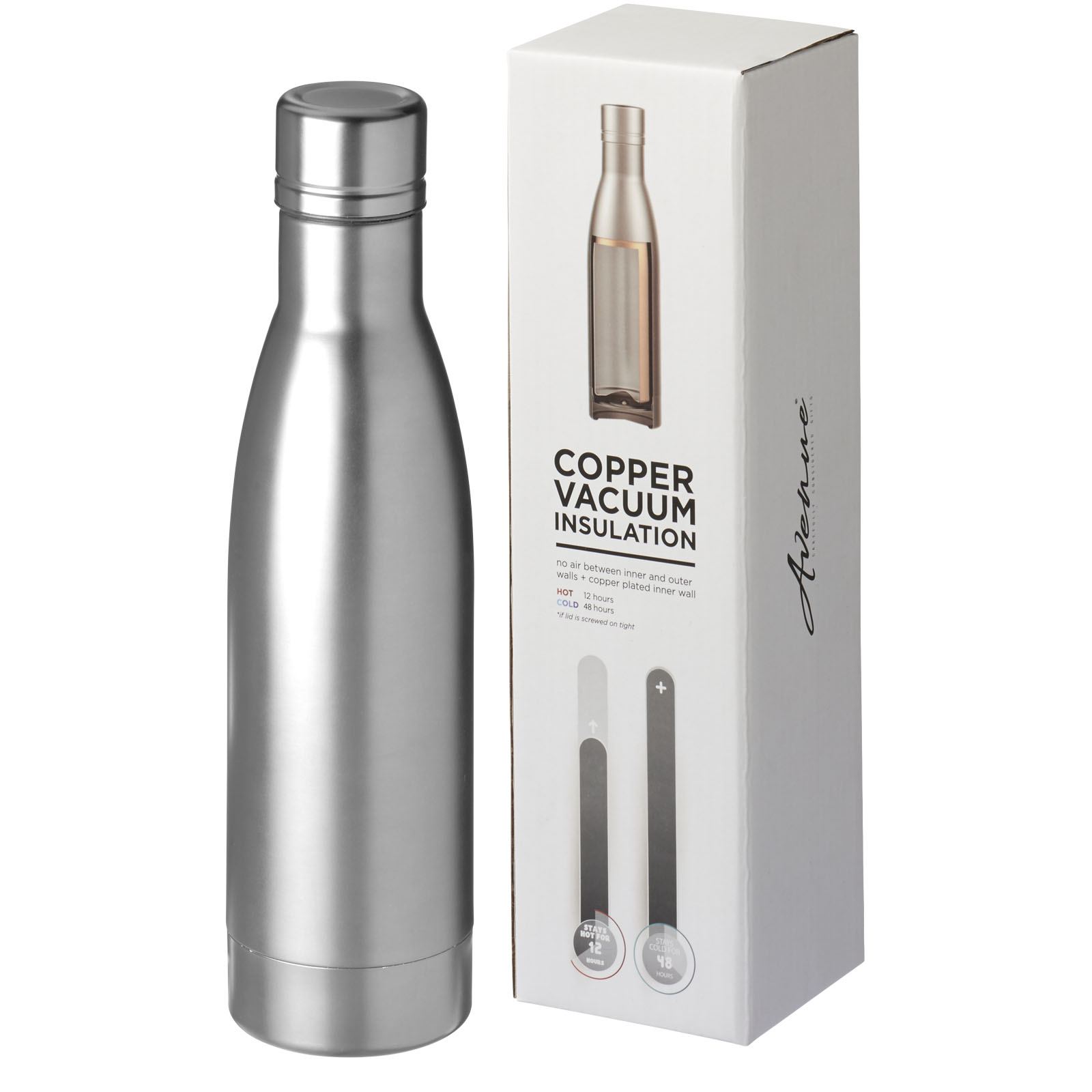 Bouteille isotherme Vasa sous vide avec couche de cuivre de 500 ml