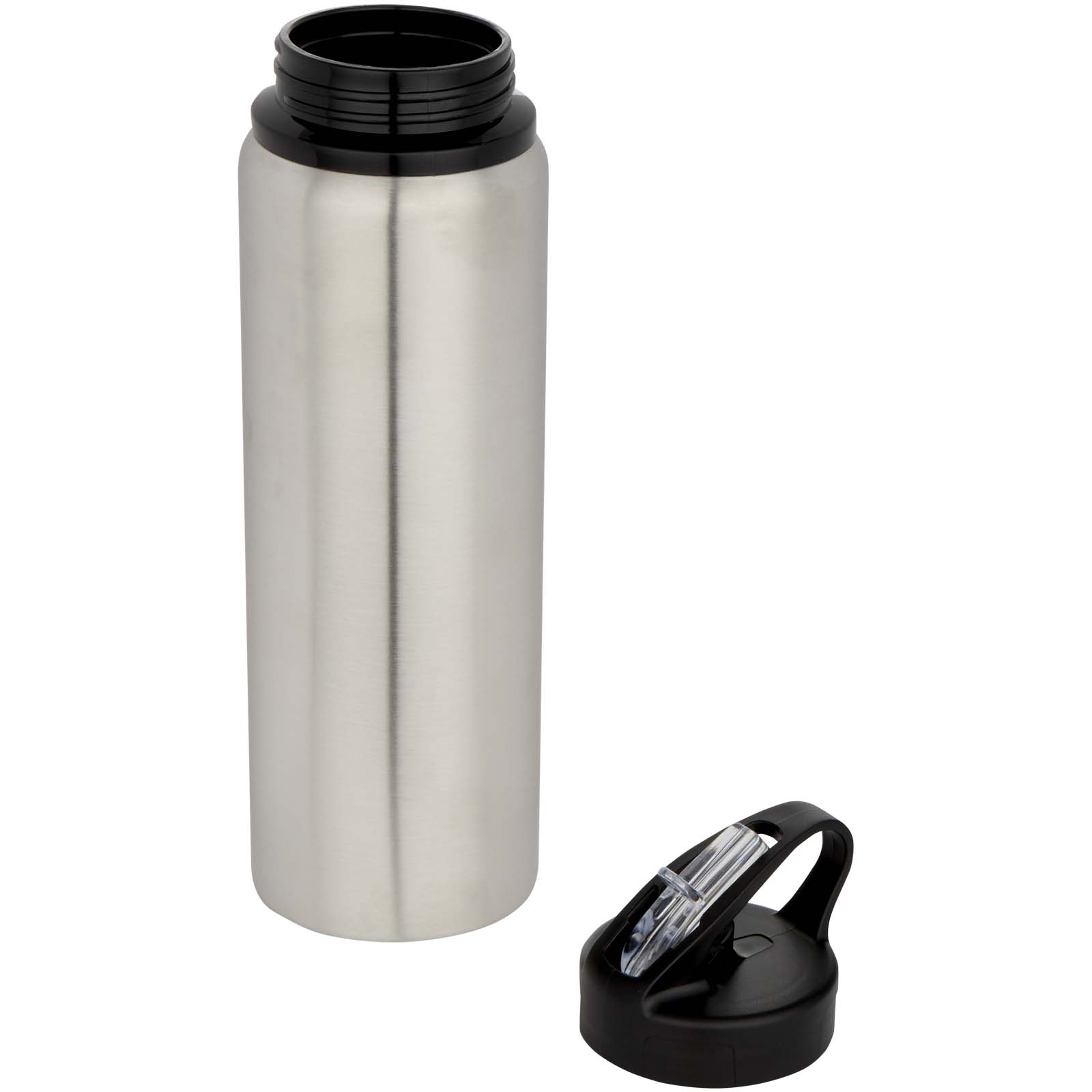 Bouteille d’eau Fitz de 800 ml en acier inoxydable recyclé certifié RCS à simple paroi