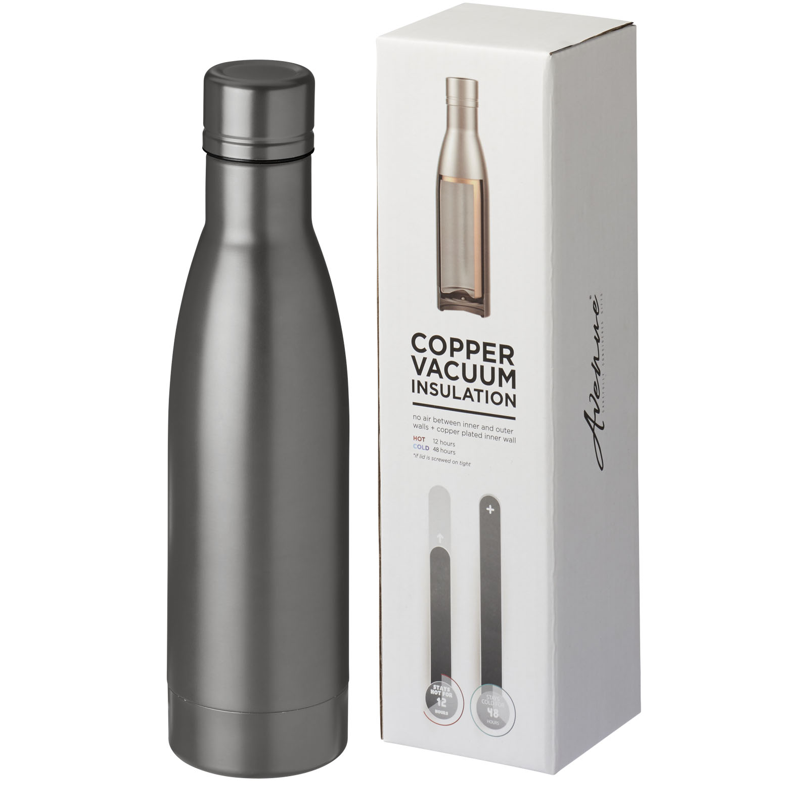 Bouteille isotherme Vasa sous vide avec couche de cuivre de 500 ml