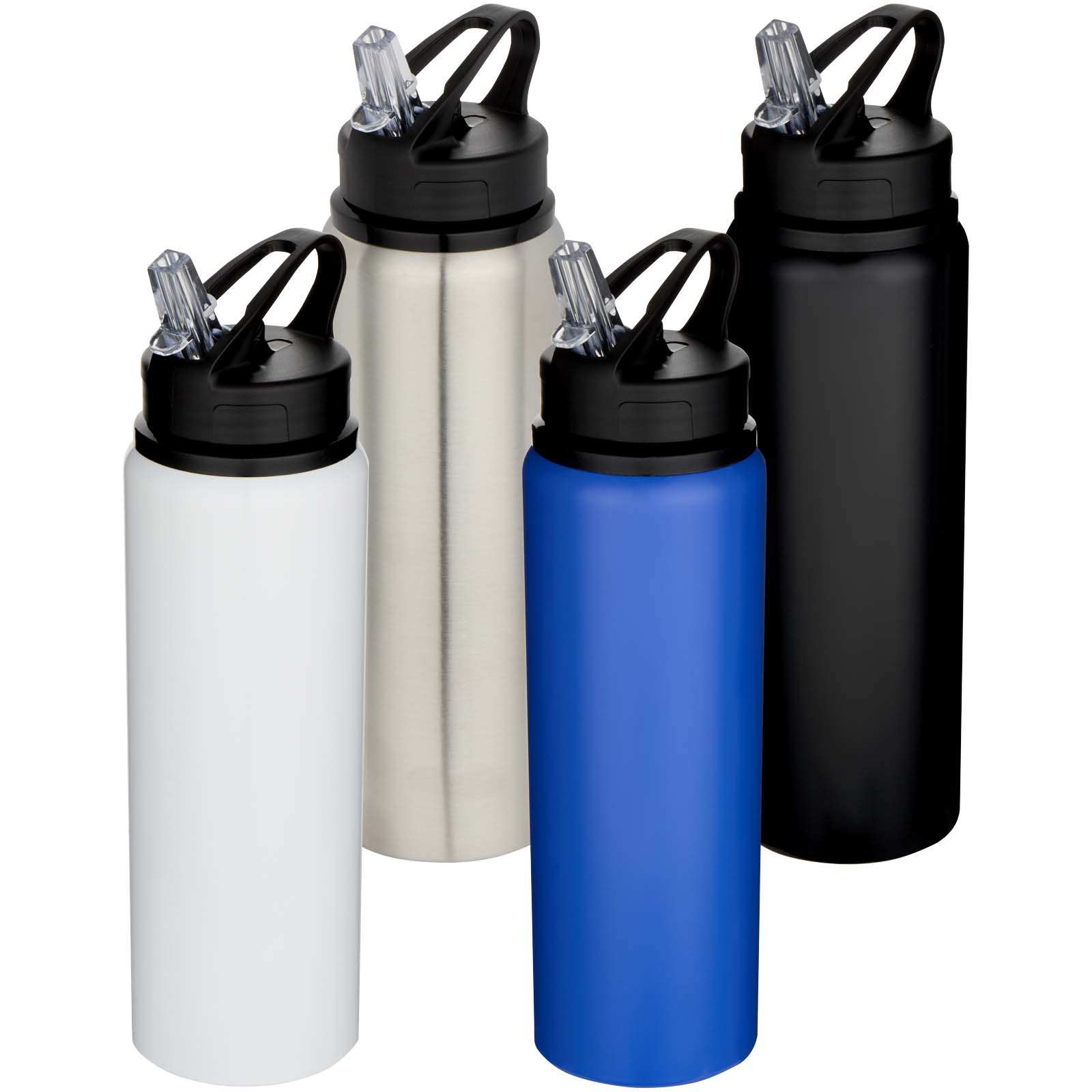 Bouteille d’eau Fitz de 800 ml en acier inoxydable recyclé certifié RCS à simple paroi