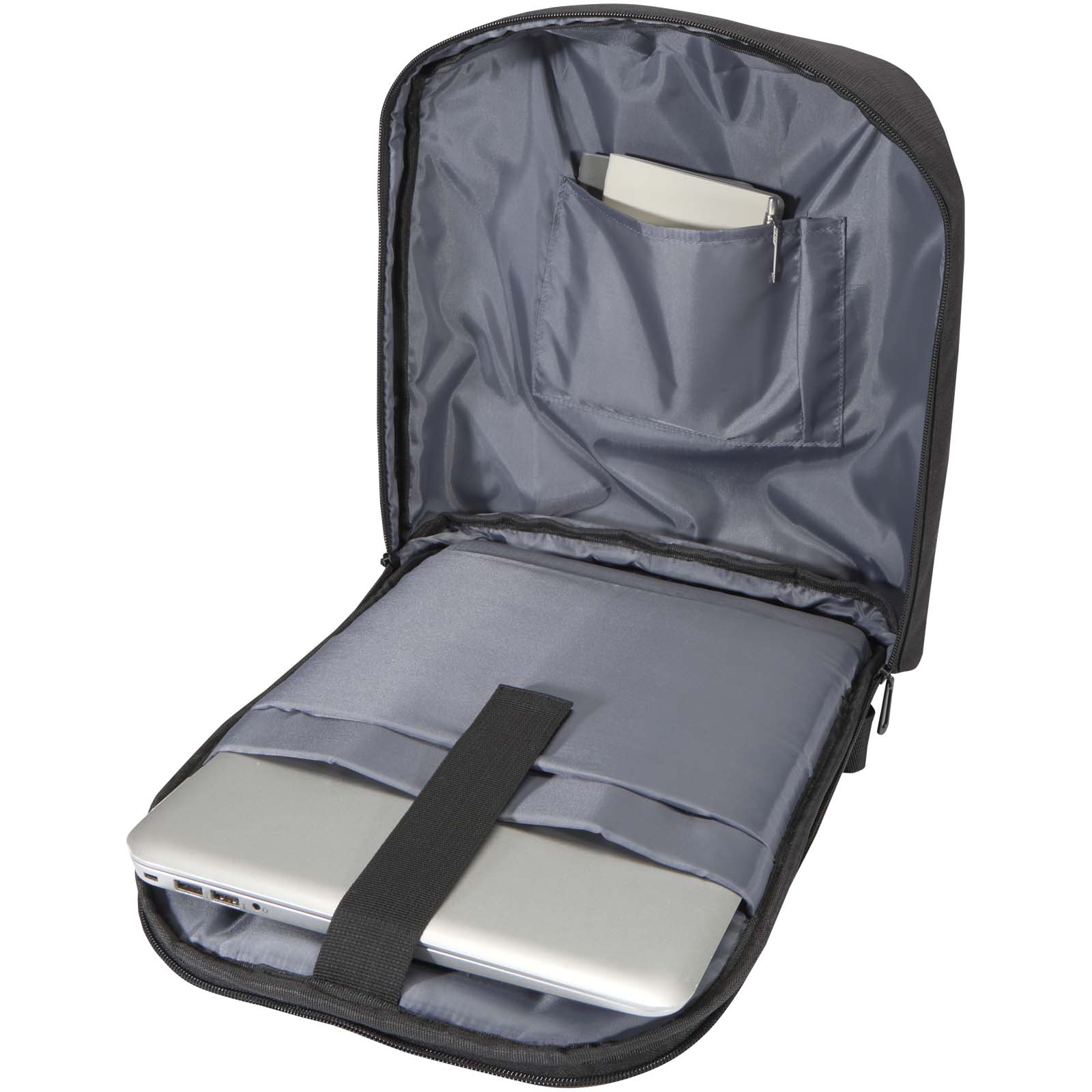 Sac à dos antivol pour ordinateur portable 15" Luma de 10 L en matériaux recyclés GRS