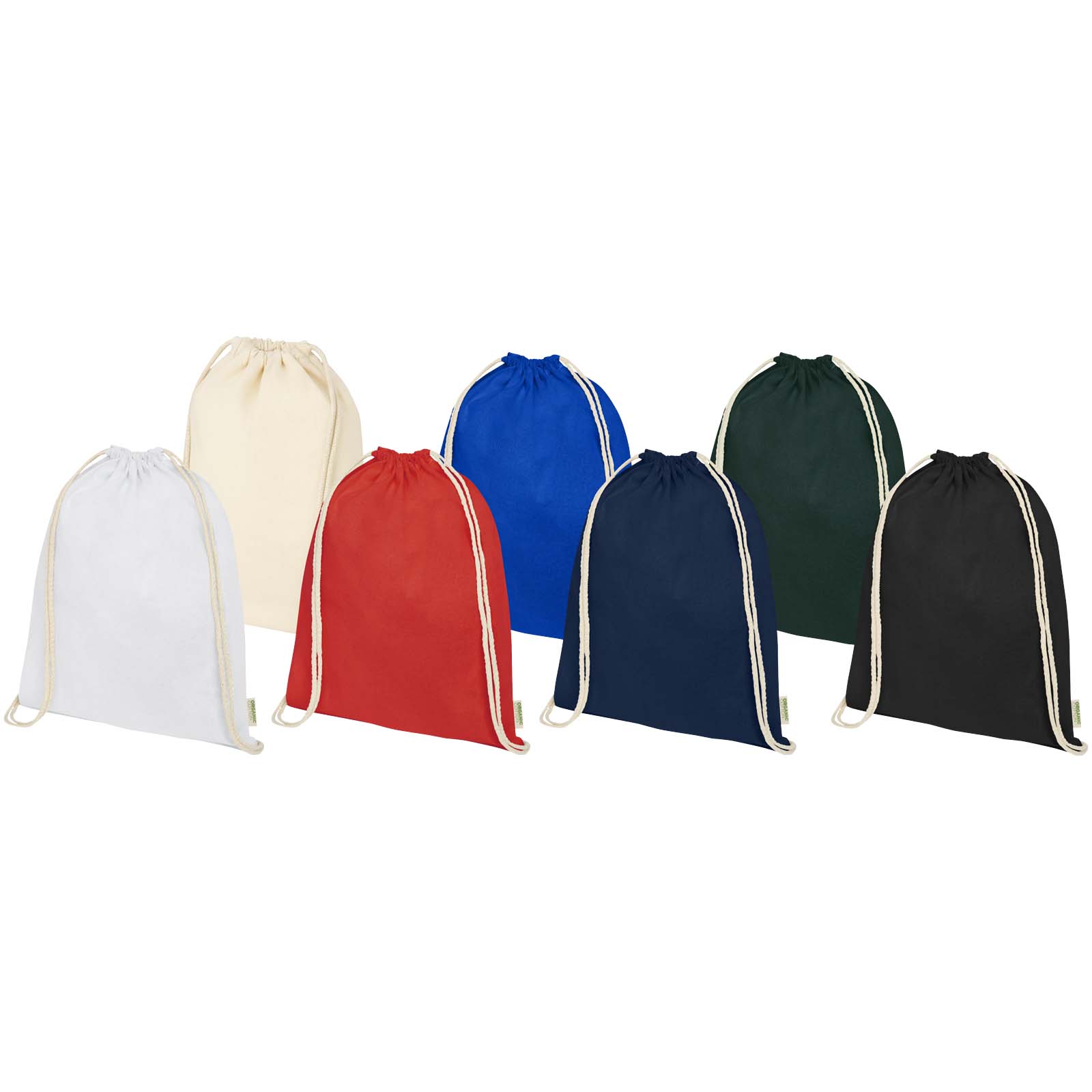 Sac refermable à cordon Odisha de 5 L bio certifié OCS 140 g/m²